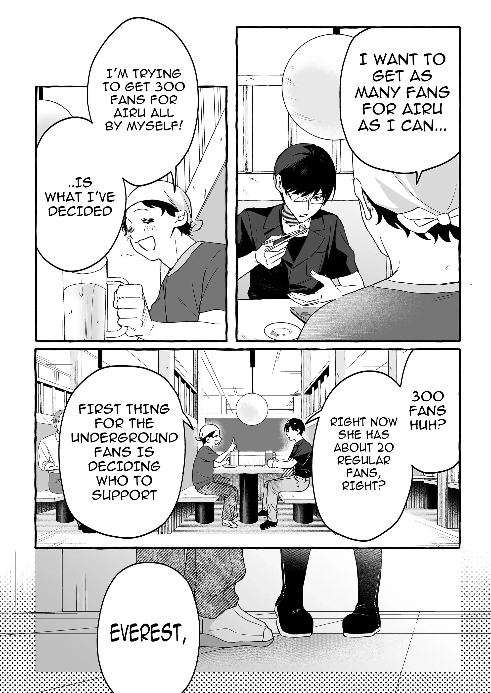 Damedol to Sekai ni Hitori Dake no Fan Chapter 23 - Page 12