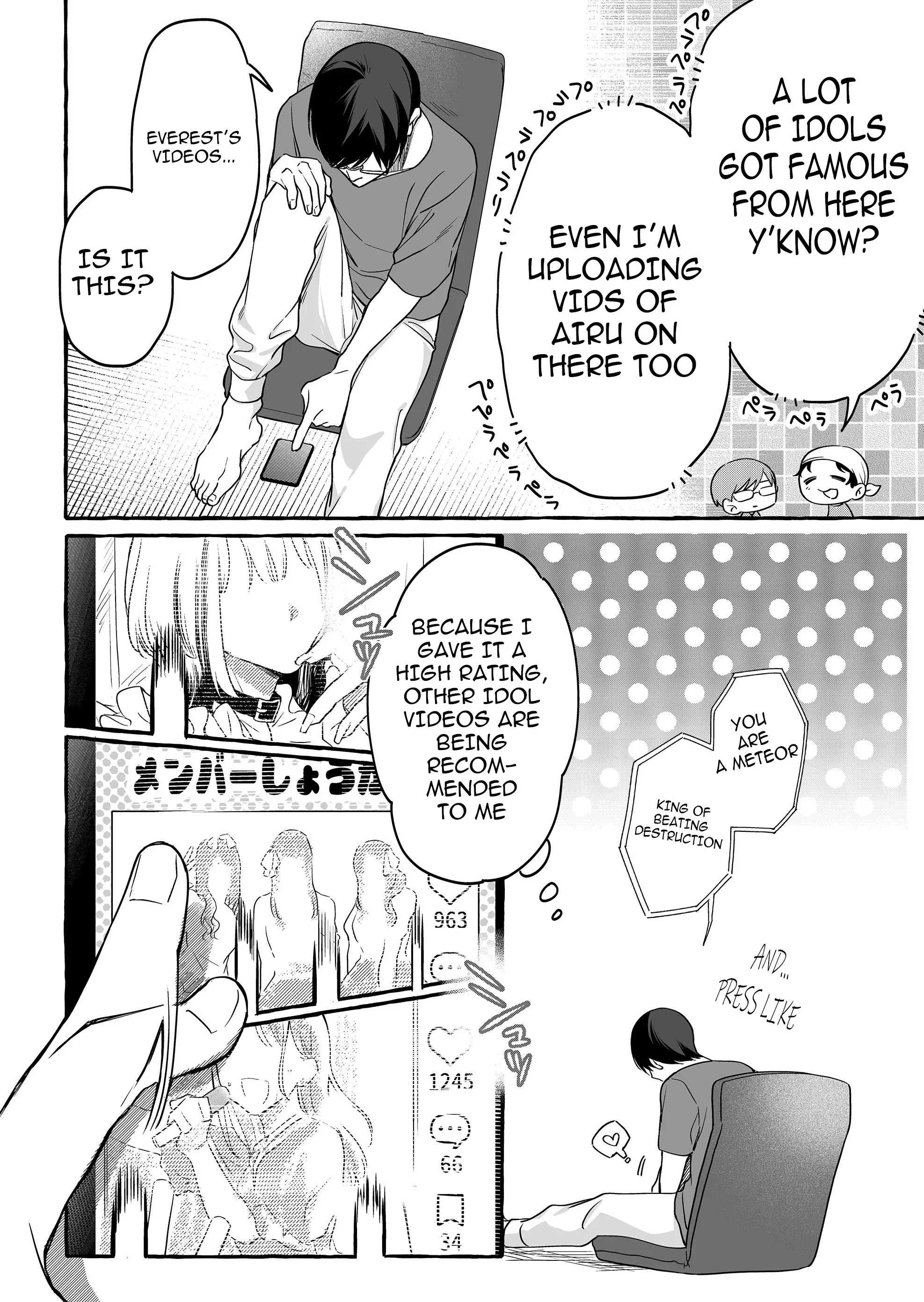Damedol to Sekai ni Hitori Dake no Fan Chapter 23 - Page 16