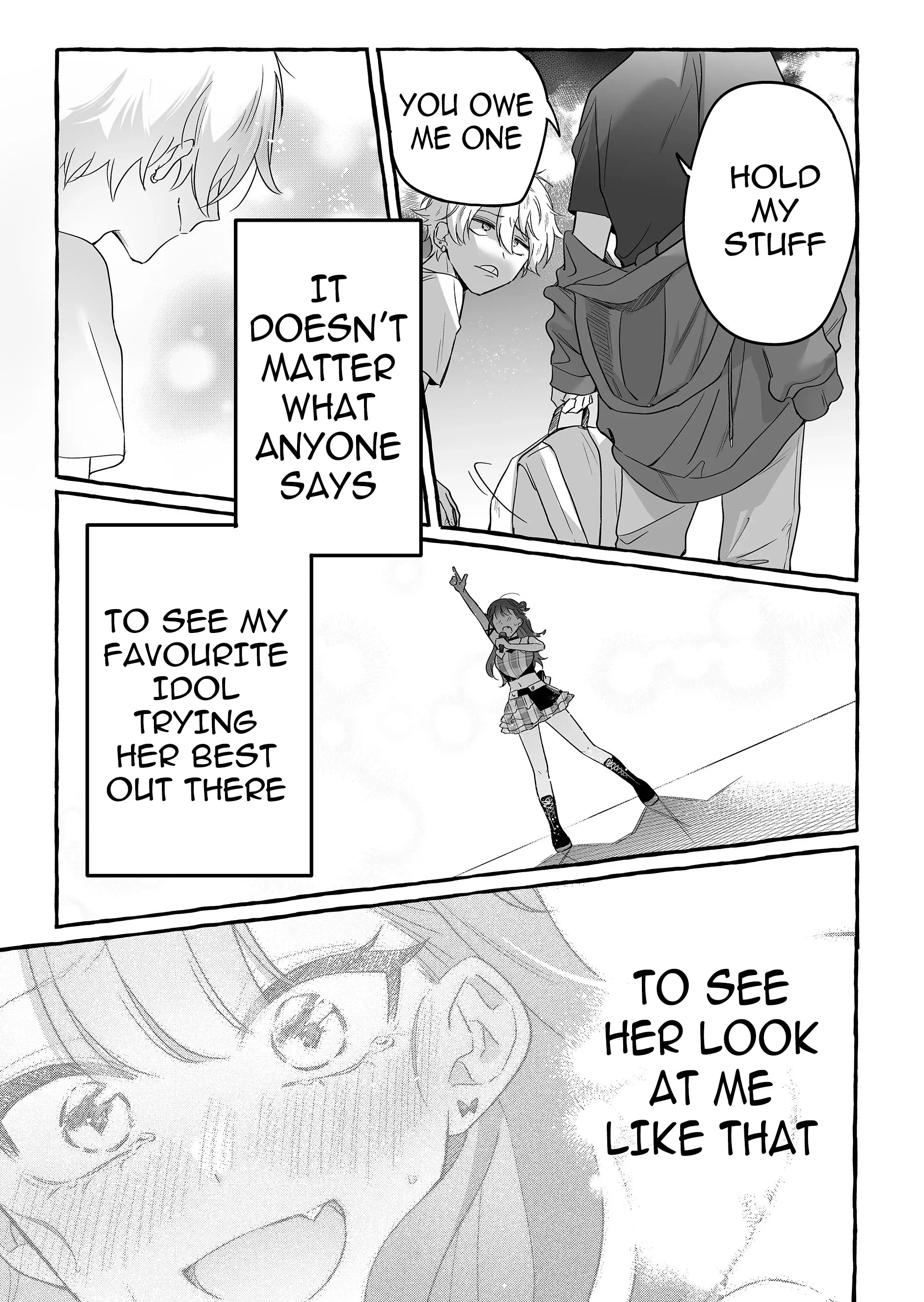 Damedol to Sekai ni Hitori Dake no Fan Chapter 25 - Page 19
