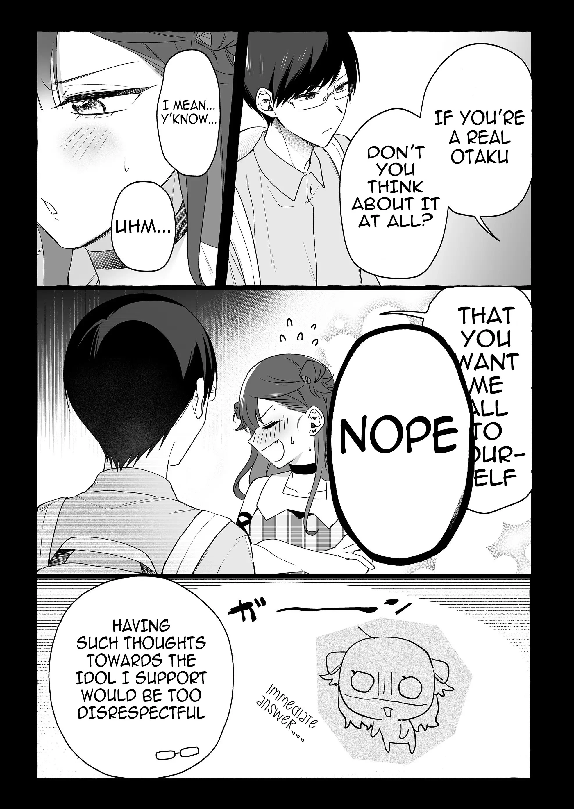 Damedol to Sekai ni Hitori Dake no Fan Chapter 26 - Page 3