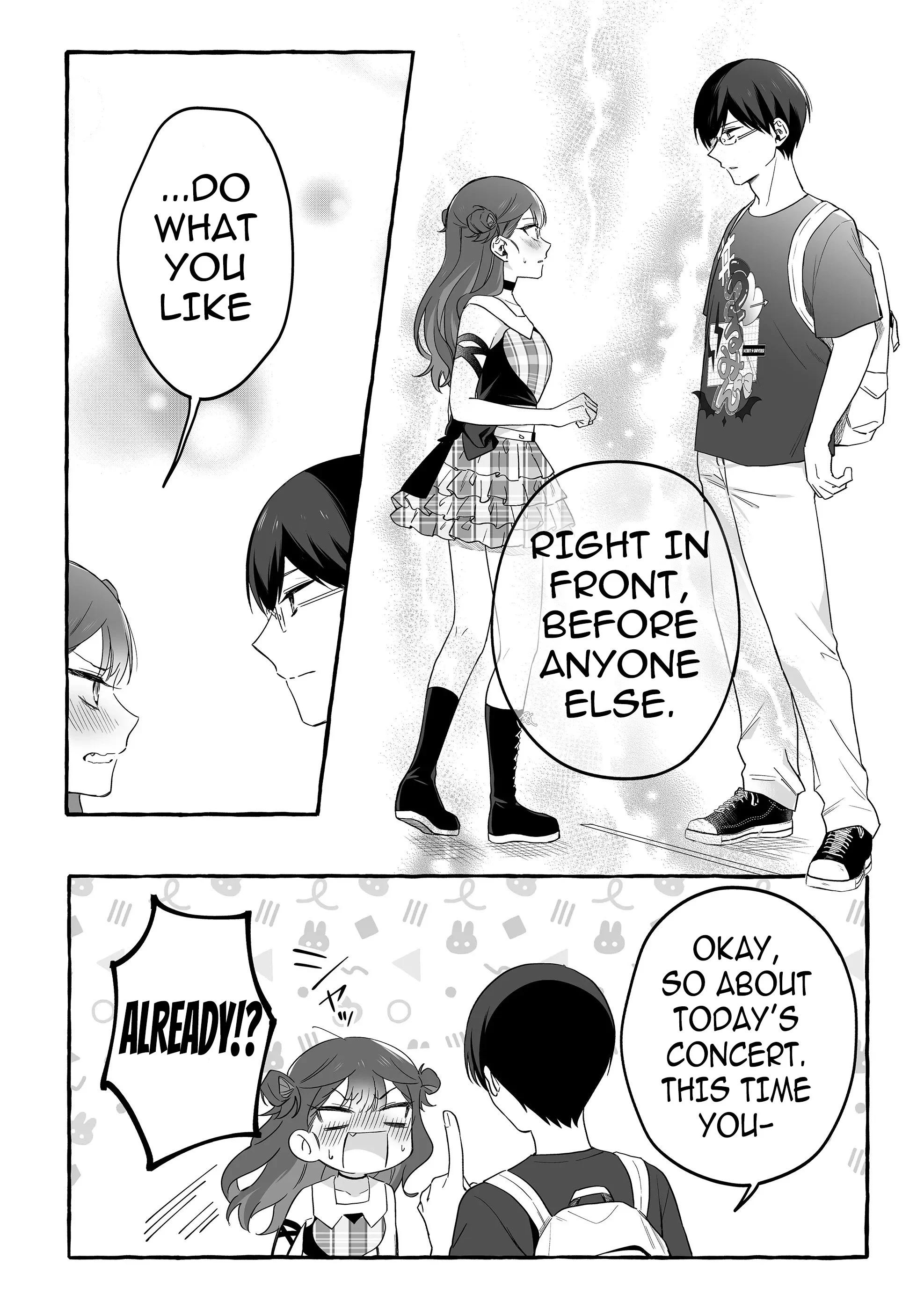Damedol to Sekai ni Hitori Dake no Fan Chapter 27 - Page 18