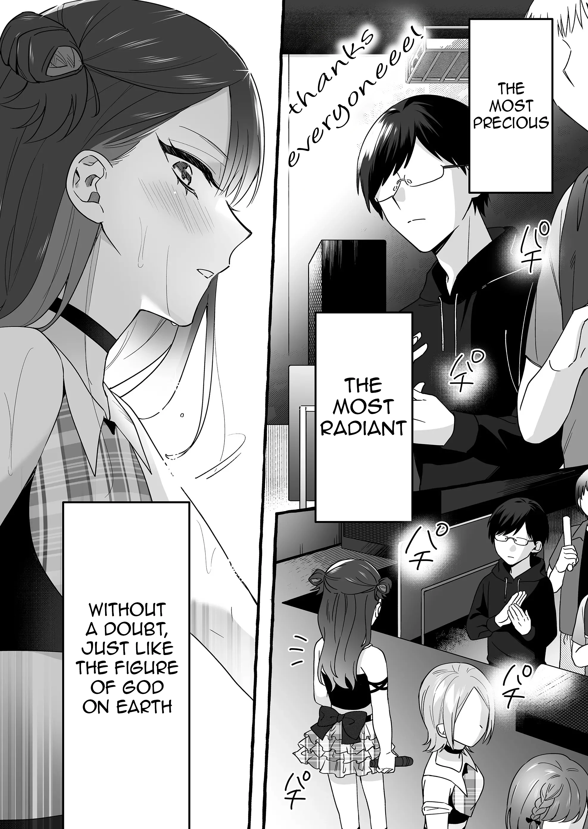 Damedol to Sekai ni Hitori Dake no Fan Chapter 3 - Page 2