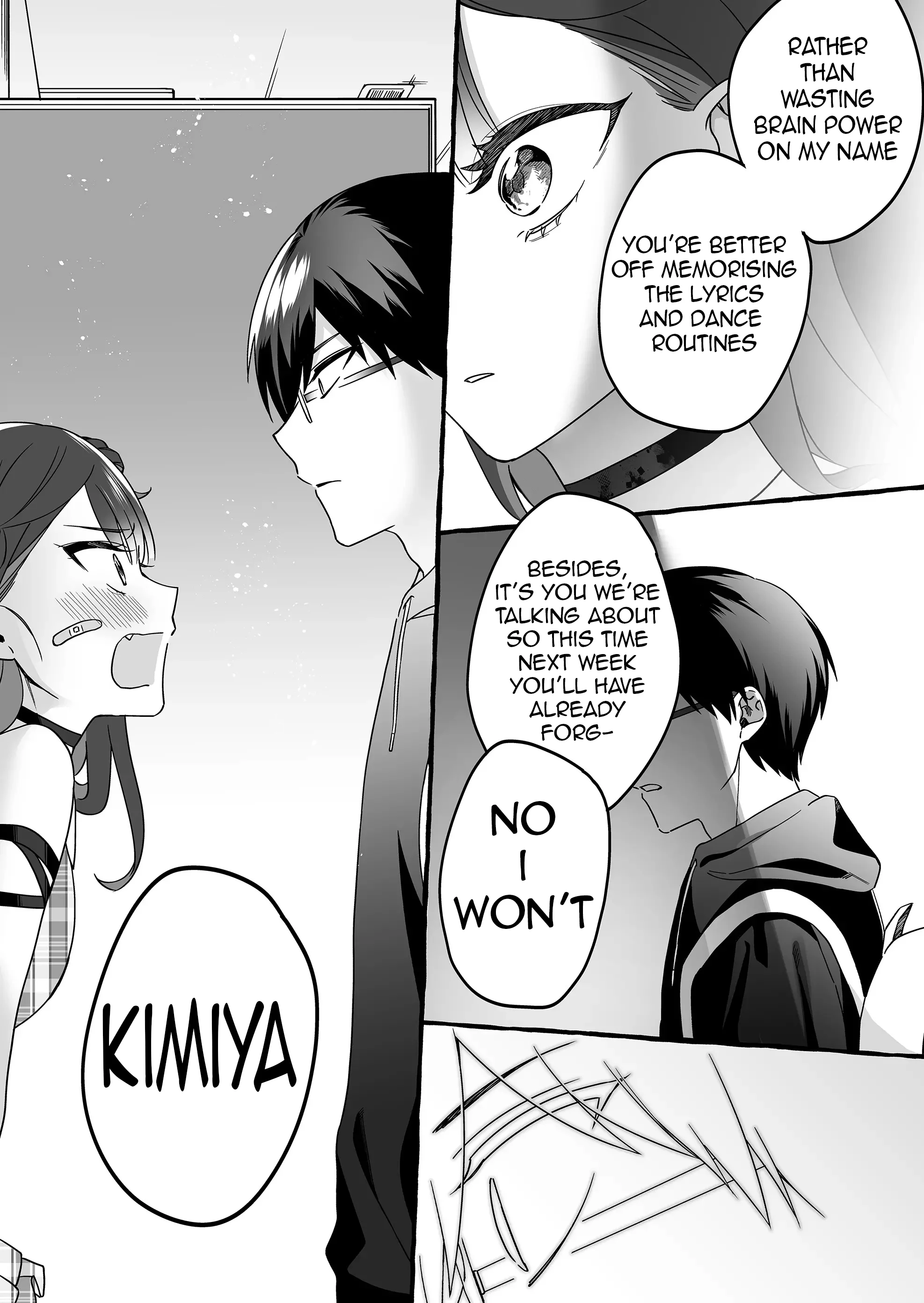 Damedol to Sekai ni Hitori Dake no Fan Chapter 3 - Page 17