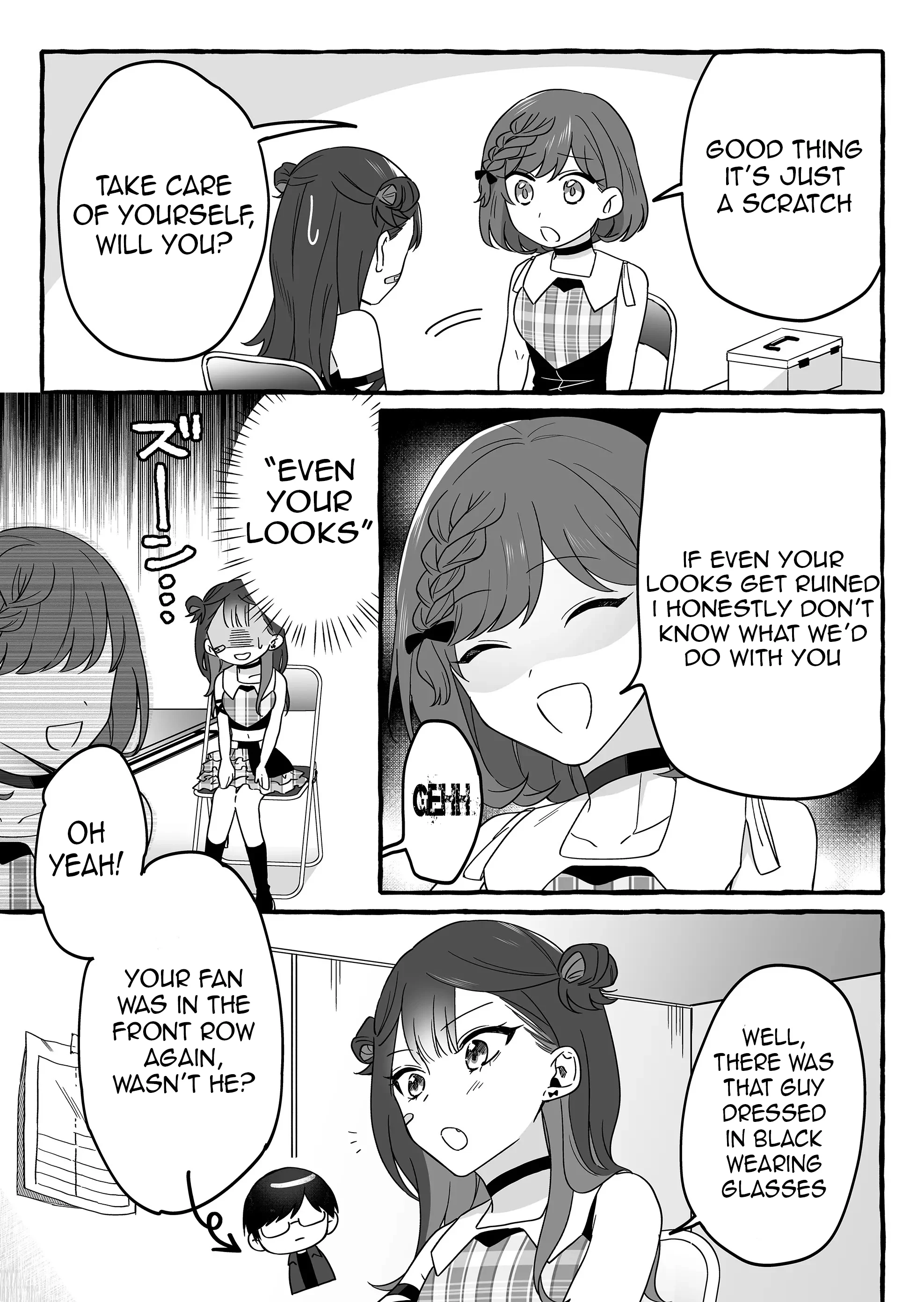 Damedol to Sekai ni Hitori Dake no Fan Chapter 3 - Page 7