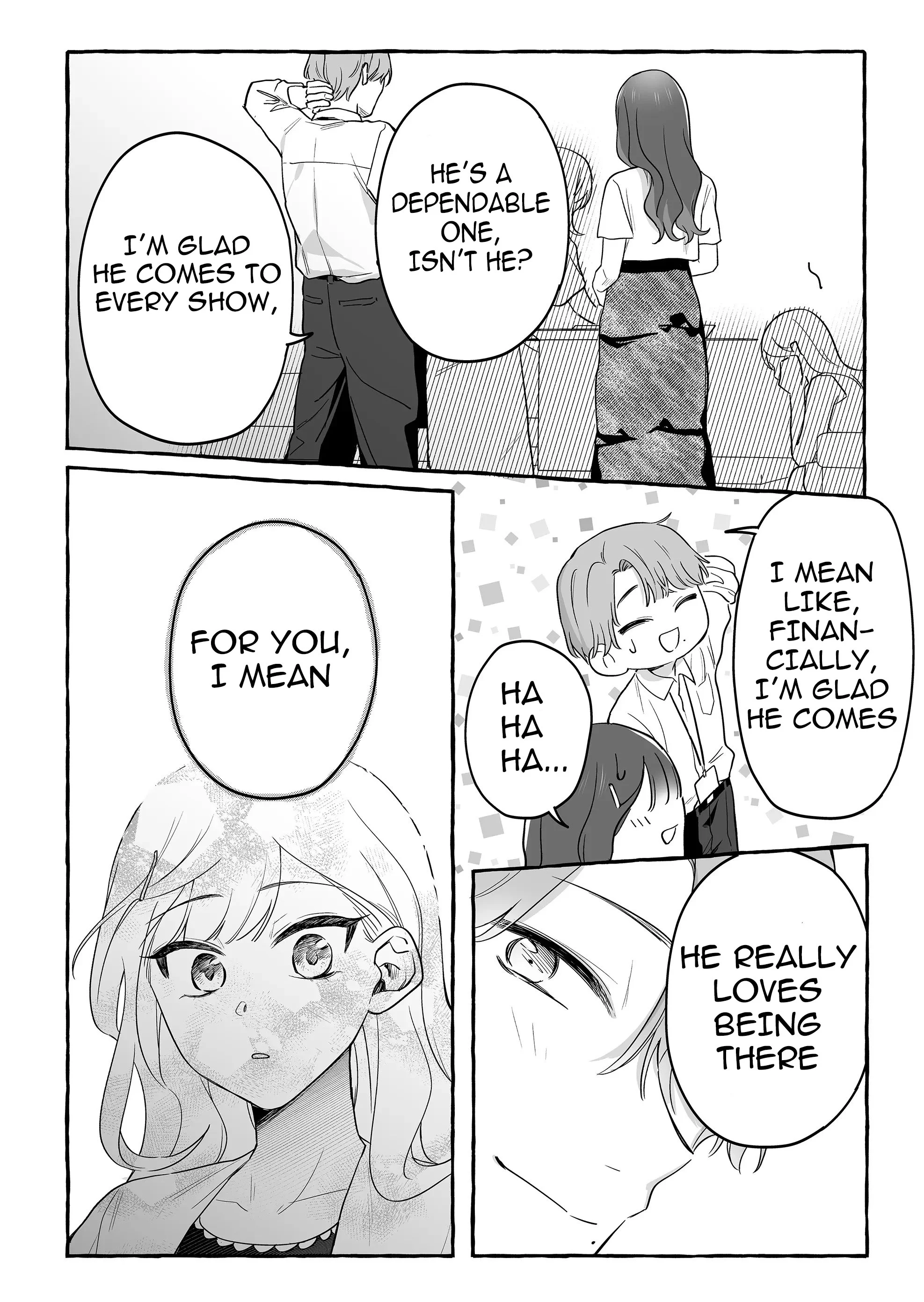 Damedol to Sekai ni Hitori Dake no Fan Chapter 30 - Page 12