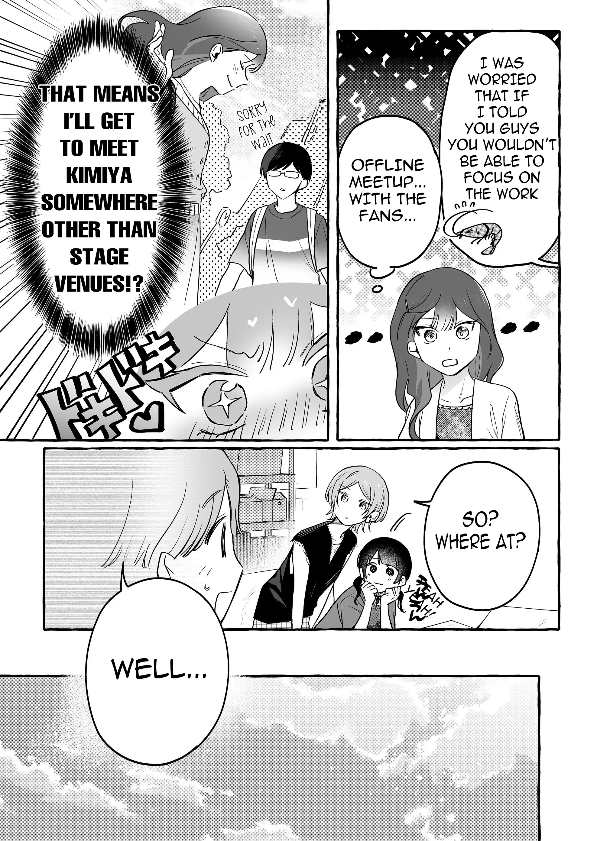 Damedol to Sekai ni Hitori Dake no Fan Chapter 31 - Page 2