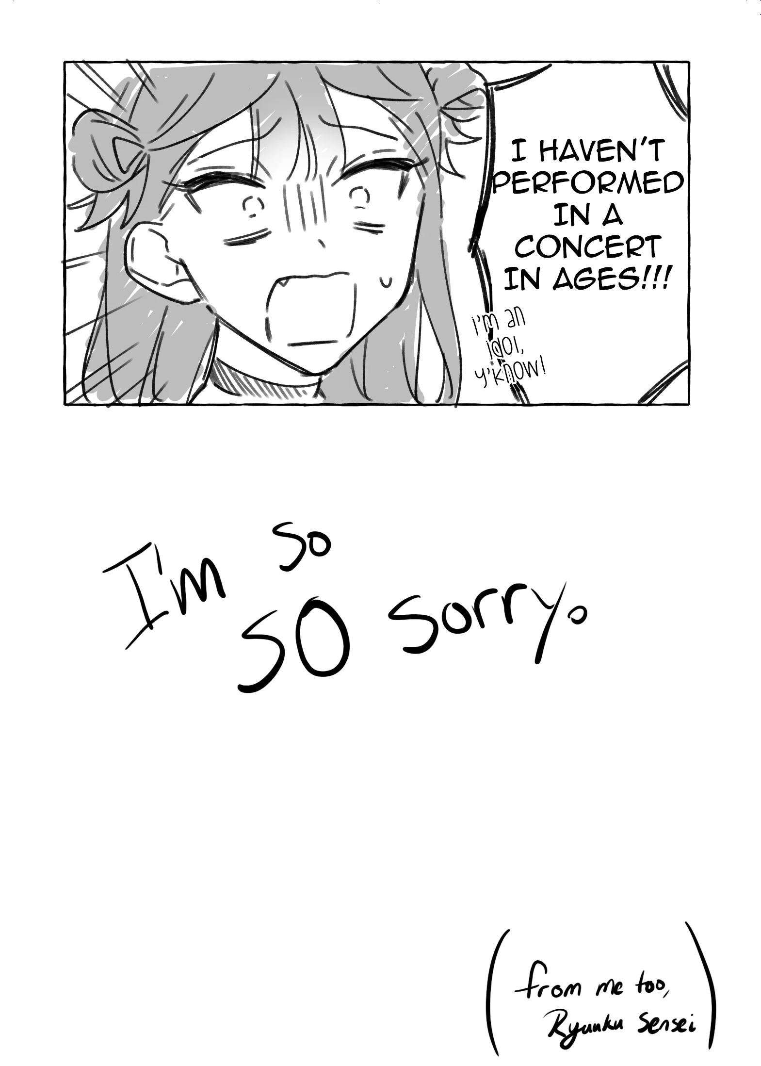 Damedol to Sekai ni Hitori Dake no Fan Chapter 36.6 - Page 3