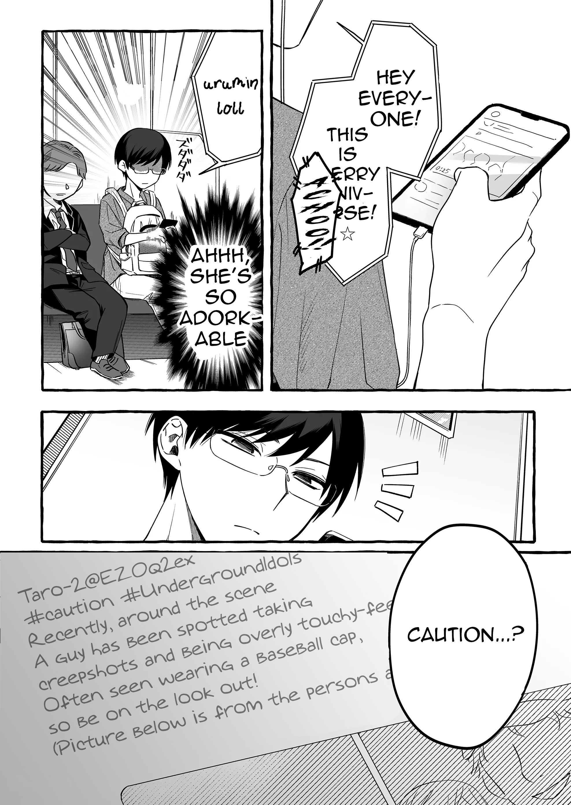 Damedol to Sekai ni Hitori Dake no Fan Chapter 8 - Page 2