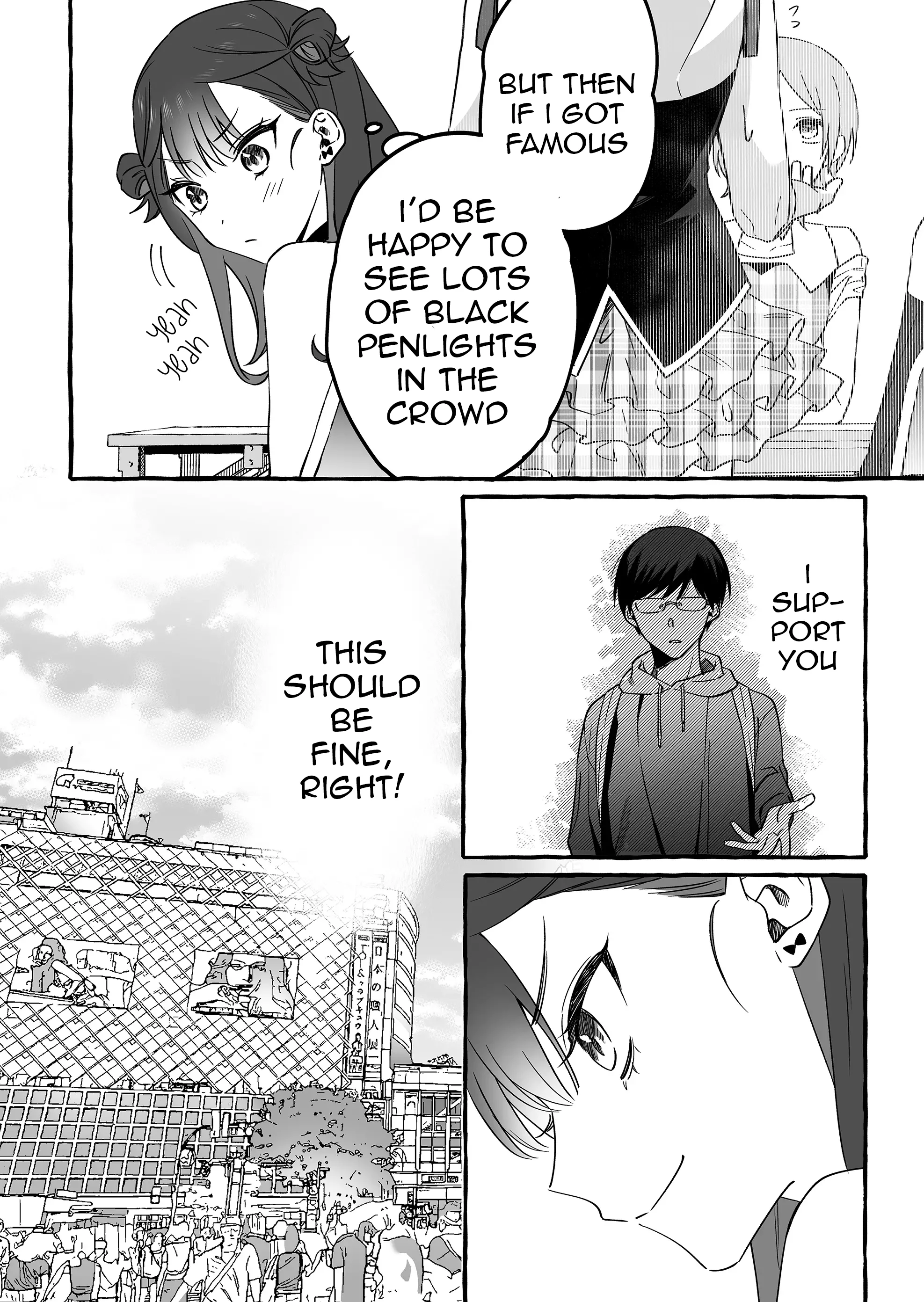 Damedol to Sekai ni Hitori Dake no Fan Chapter 8 - Page 12