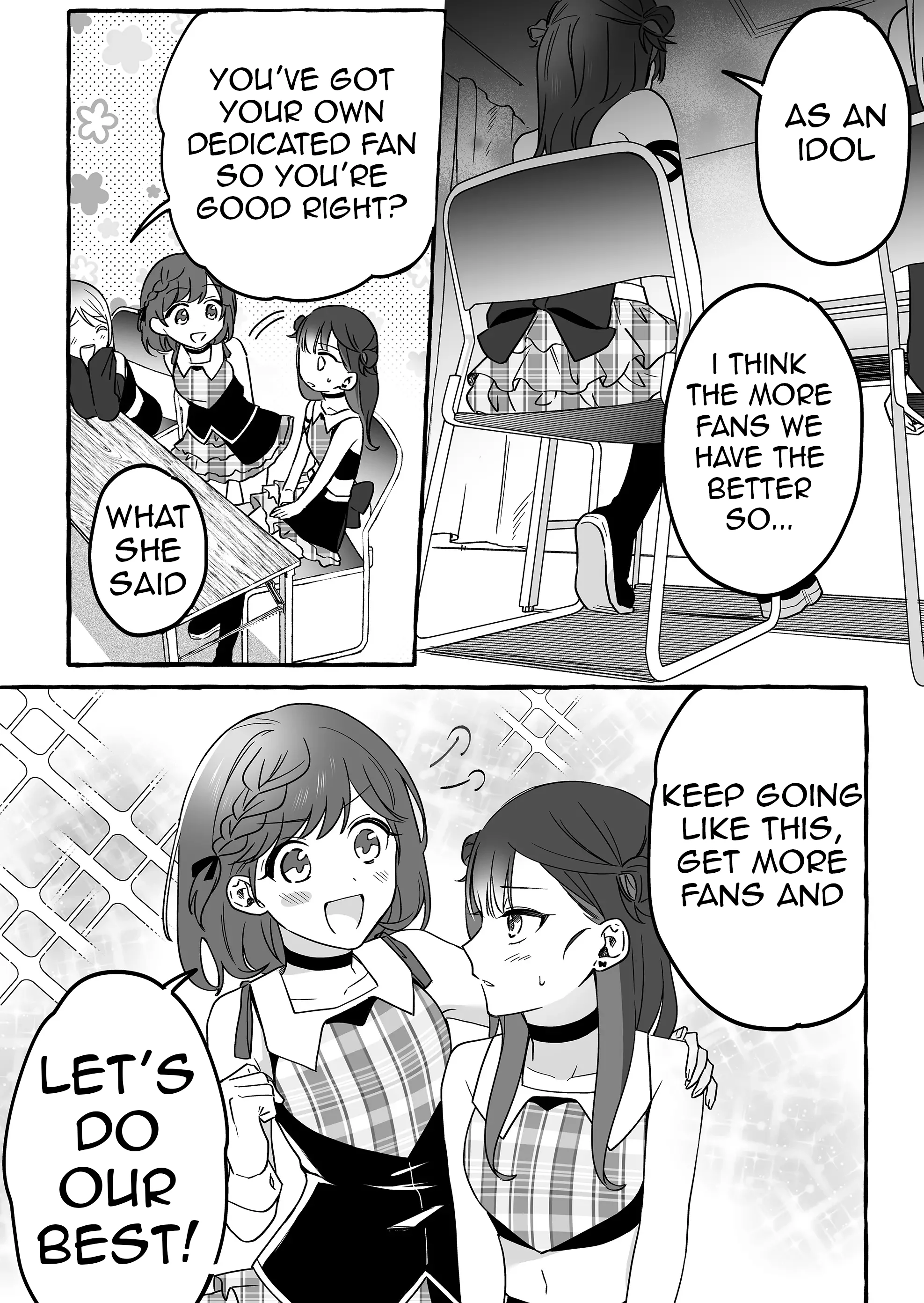 Damedol to Sekai ni Hitori Dake no Fan Chapter 8 - Page 10
