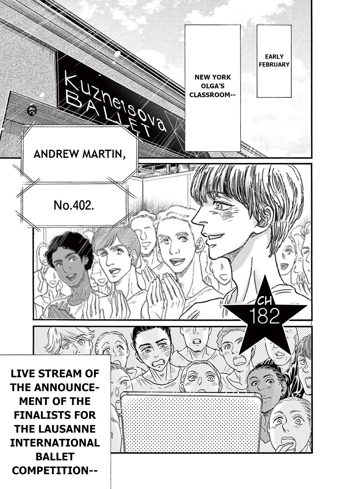 Dance Dance Danseur Chapter 182 - Page 1