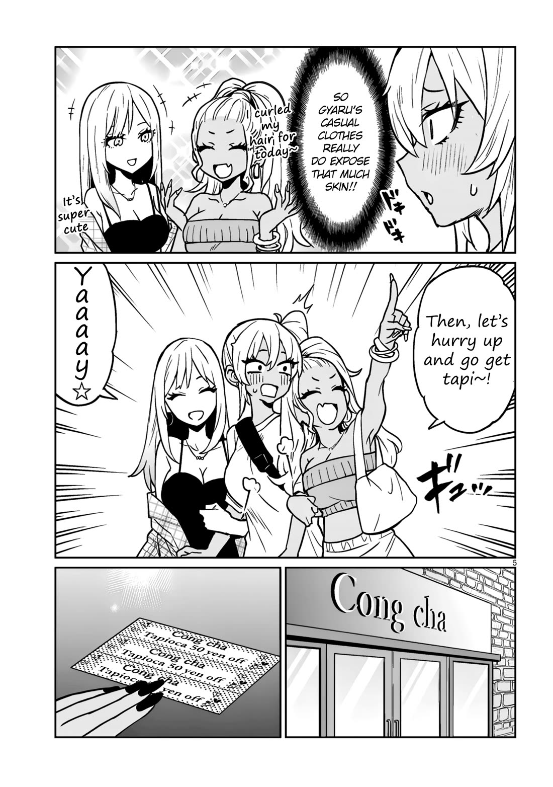 Danshi Kokoseidakedo Gyaru ni TS Shimashita Chapter 10.1 - Page 5