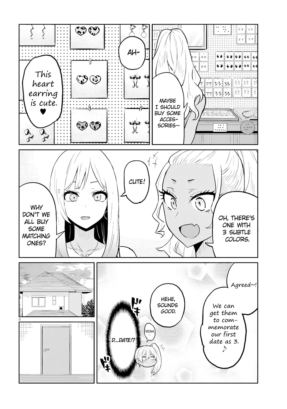 Danshi Kokoseidakedo Gyaru ni TS Shimashita Chapter 10.2 - Page 8