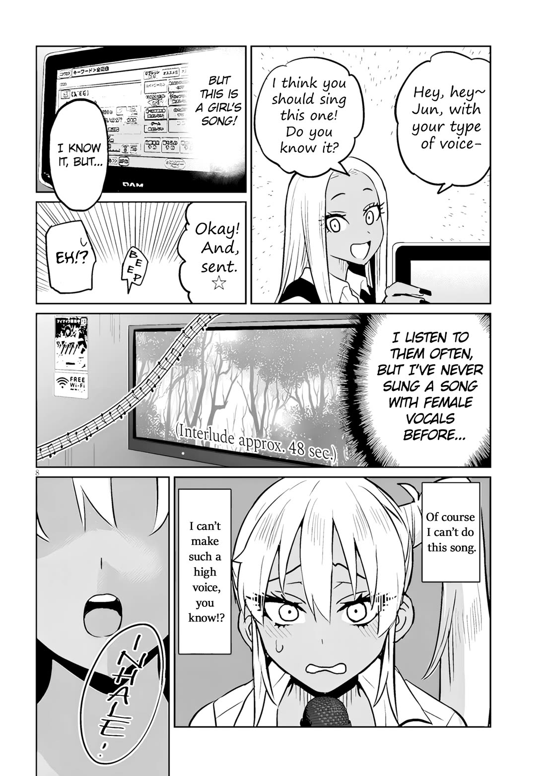 Danshi Kokoseidakedo Gyaru ni TS Shimashita Chapter 13.1 - Page 8