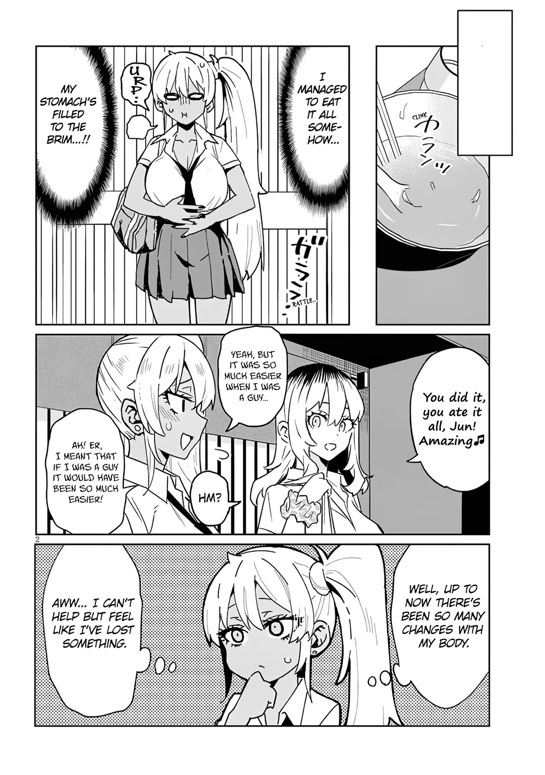 Danshi Kokoseidakedo Gyaru ni TS Shimashita Chapter 19.2 - Page 2