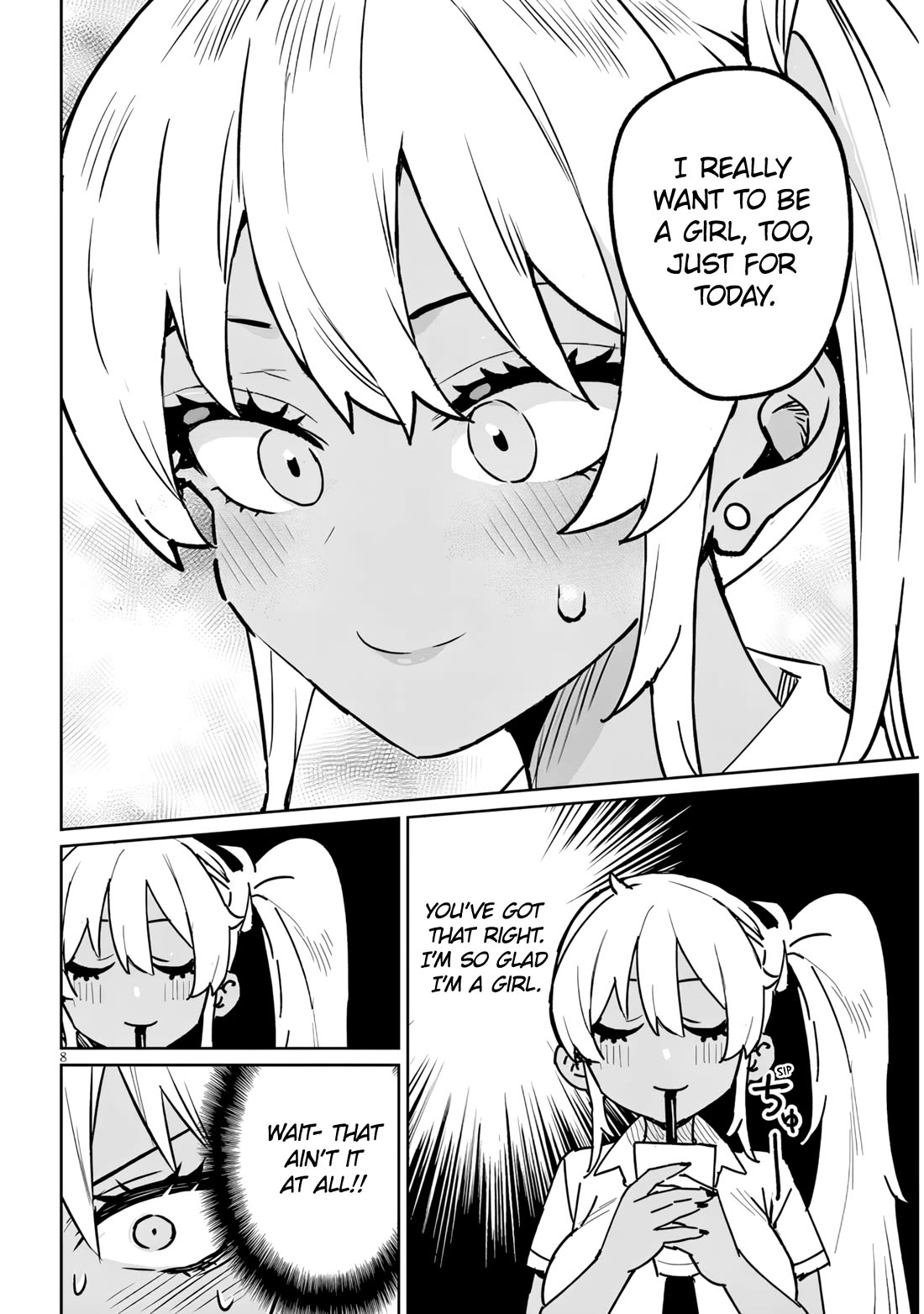 Danshi Kokoseidakedo Gyaru ni TS Shimashita Chapter 19.2 - Page 8