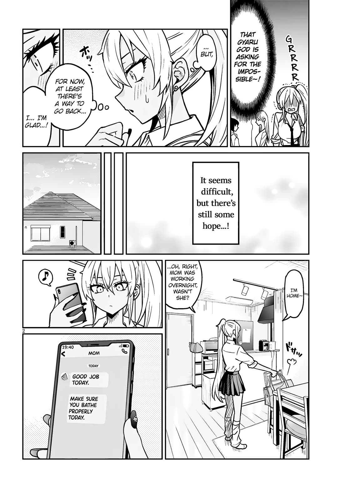 Danshi Kokoseidakedo Gyaru ni TS Shimashita Chapter 6.1 - Page 2