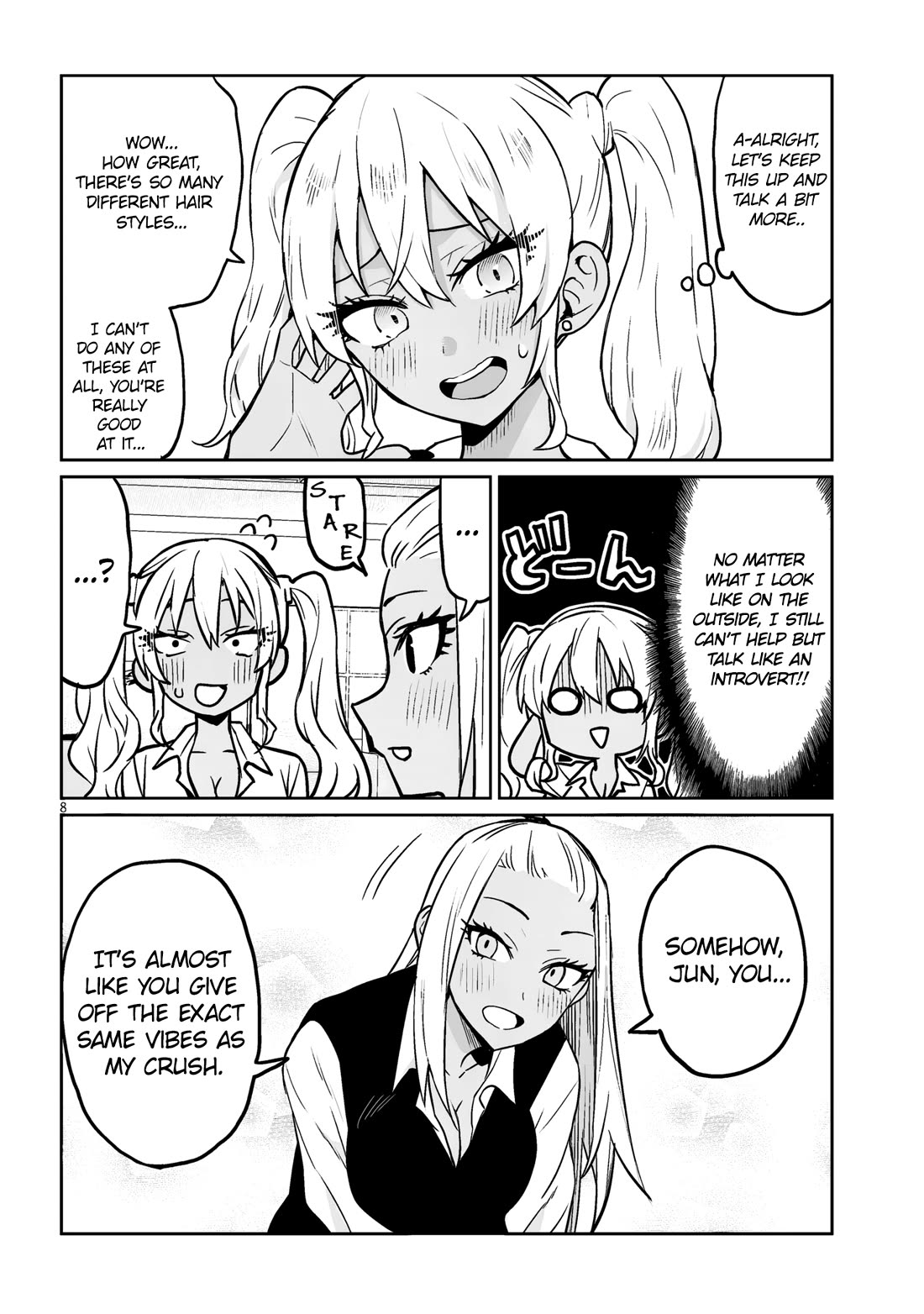 Danshi Kokoseidakedo Gyaru ni TS Shimashita Chapter 8.1 - Page 8