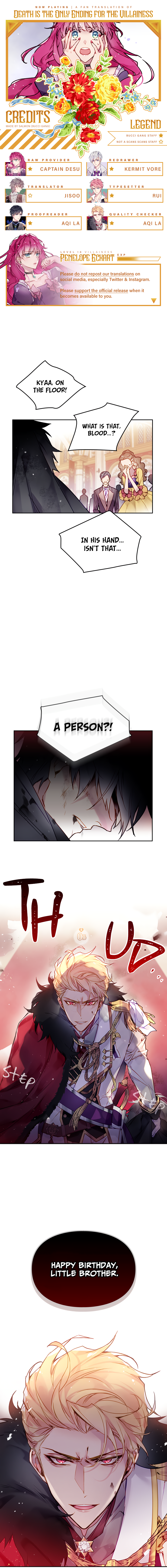 Death Is the Only Ending for the Villainess Chapter 14 - Page 1