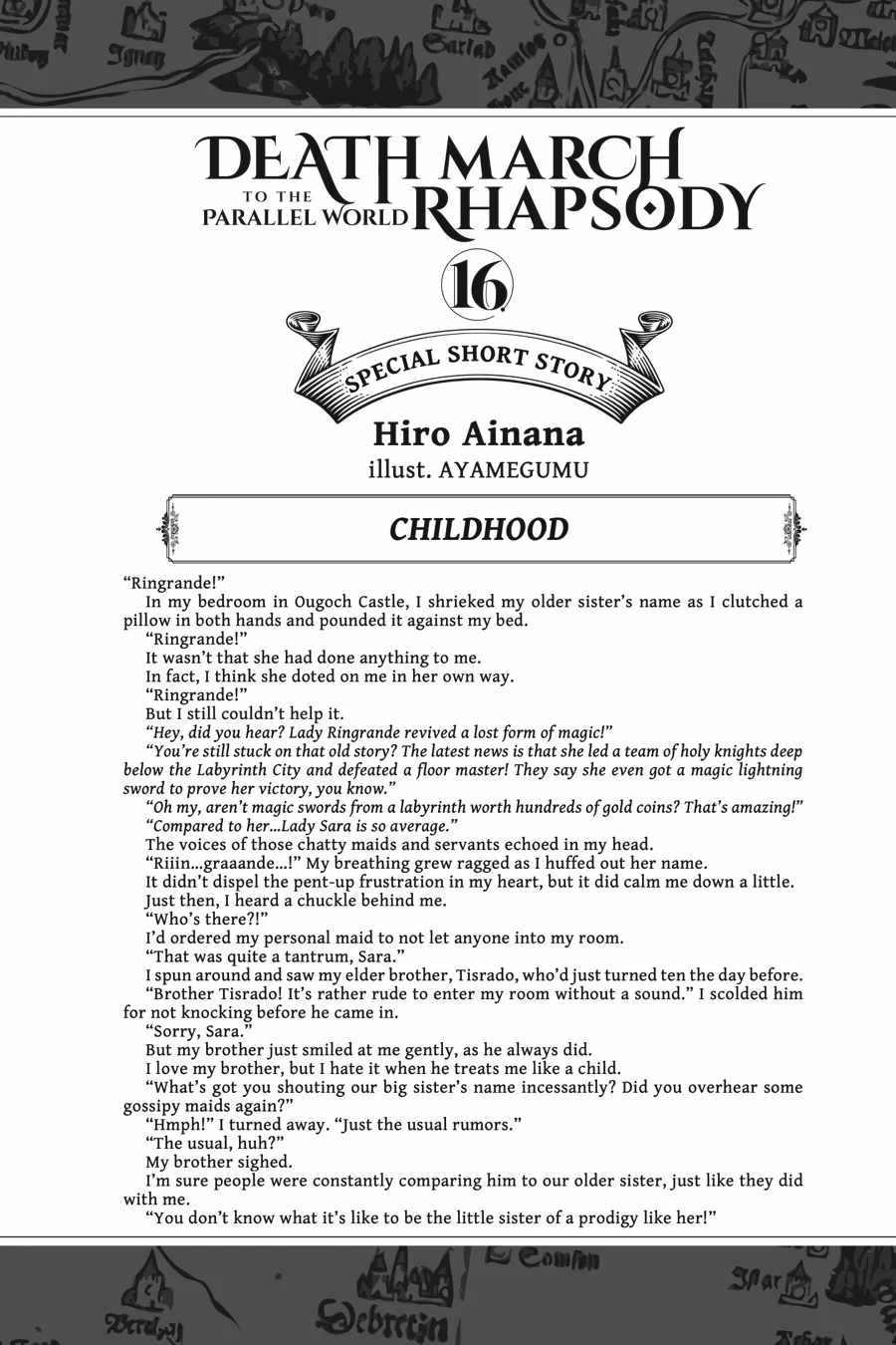 Death March kara Hajimaru Isekai Kyousoukyoku Chapter 105.6 - Page 1