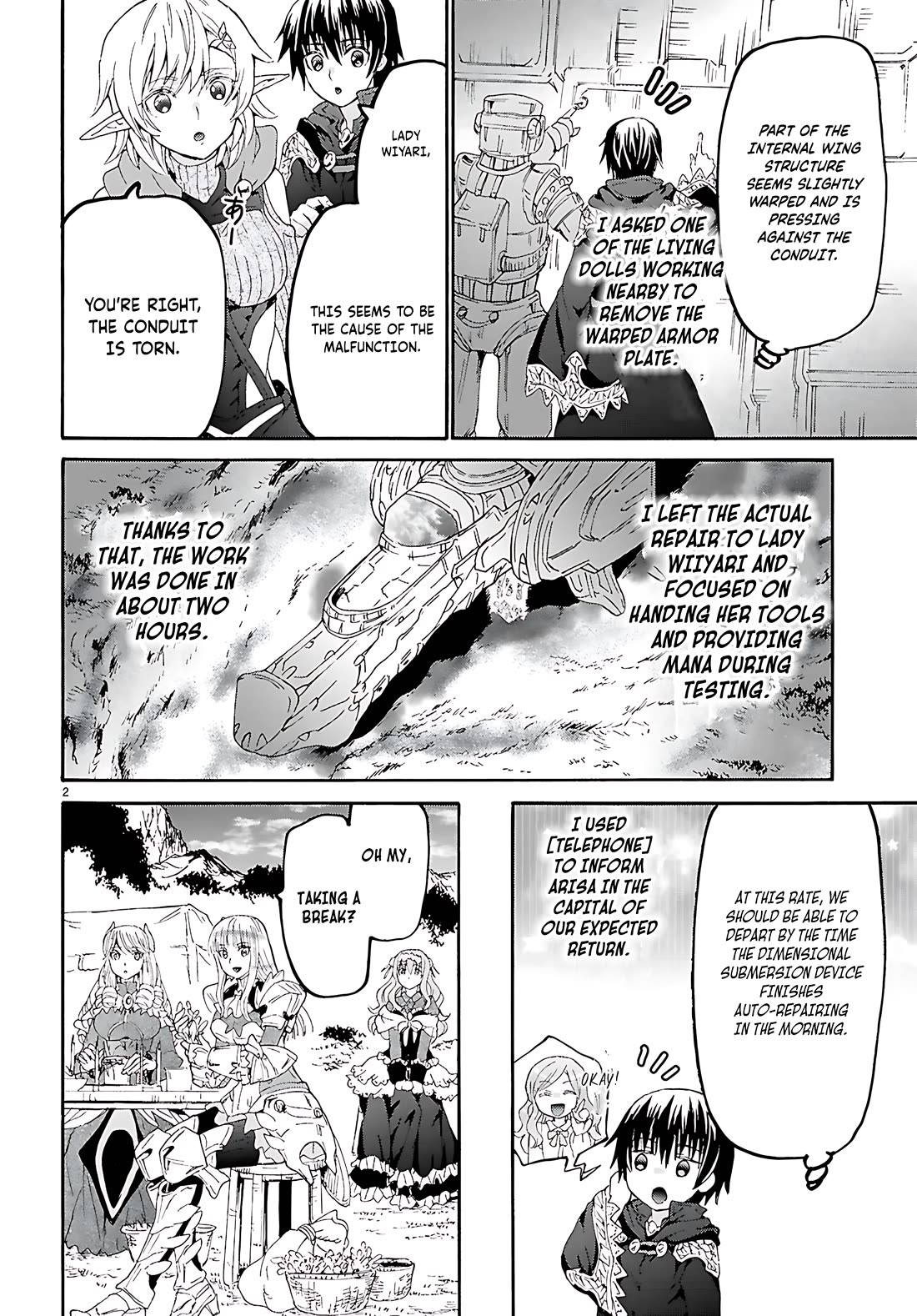 Death March kara Hajimaru Isekai Kyousoukyoku Chapter 123 - Page 3