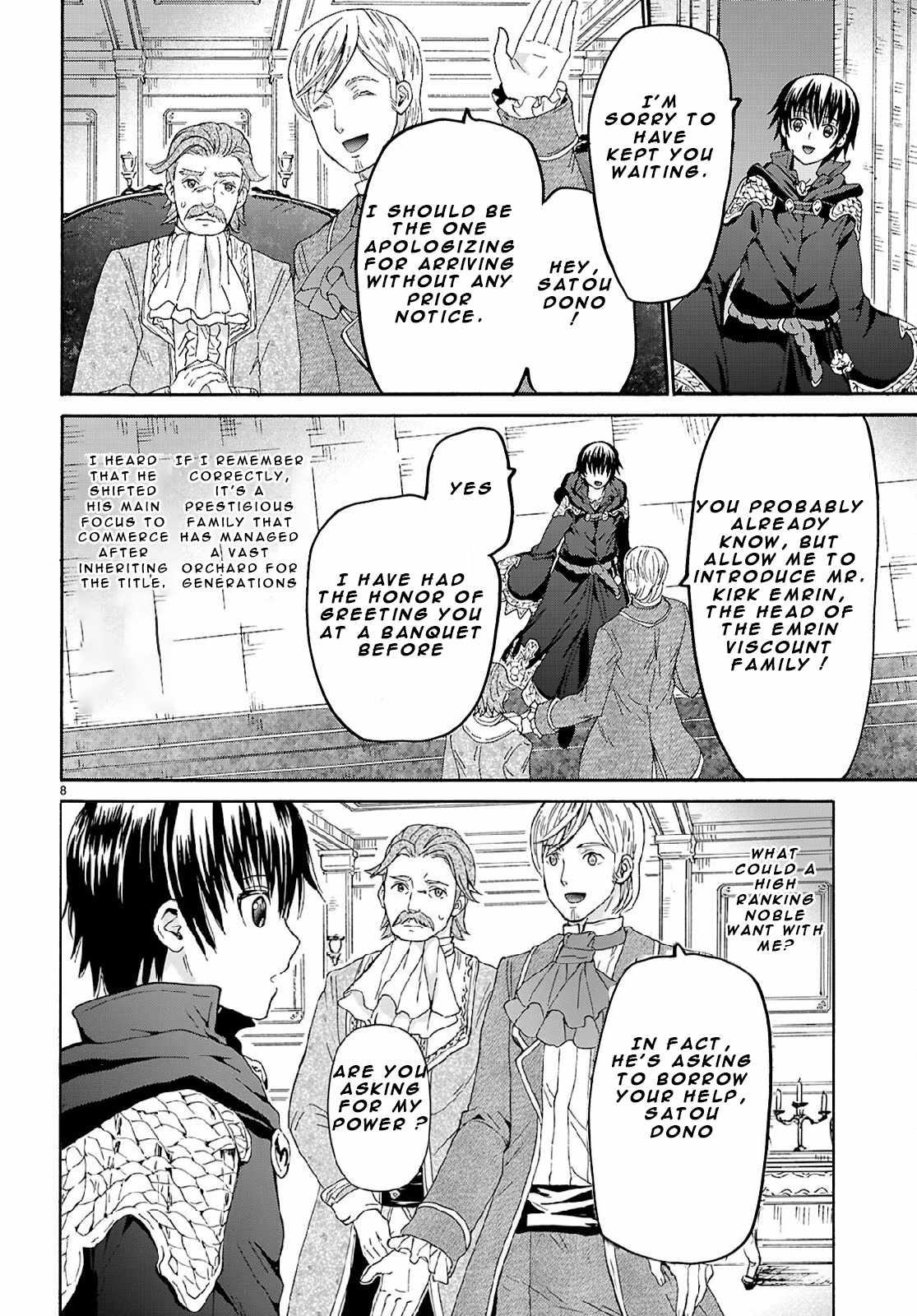 Death March kara Hajimaru Isekai Kyousoukyoku Chapter 125 - Page 8