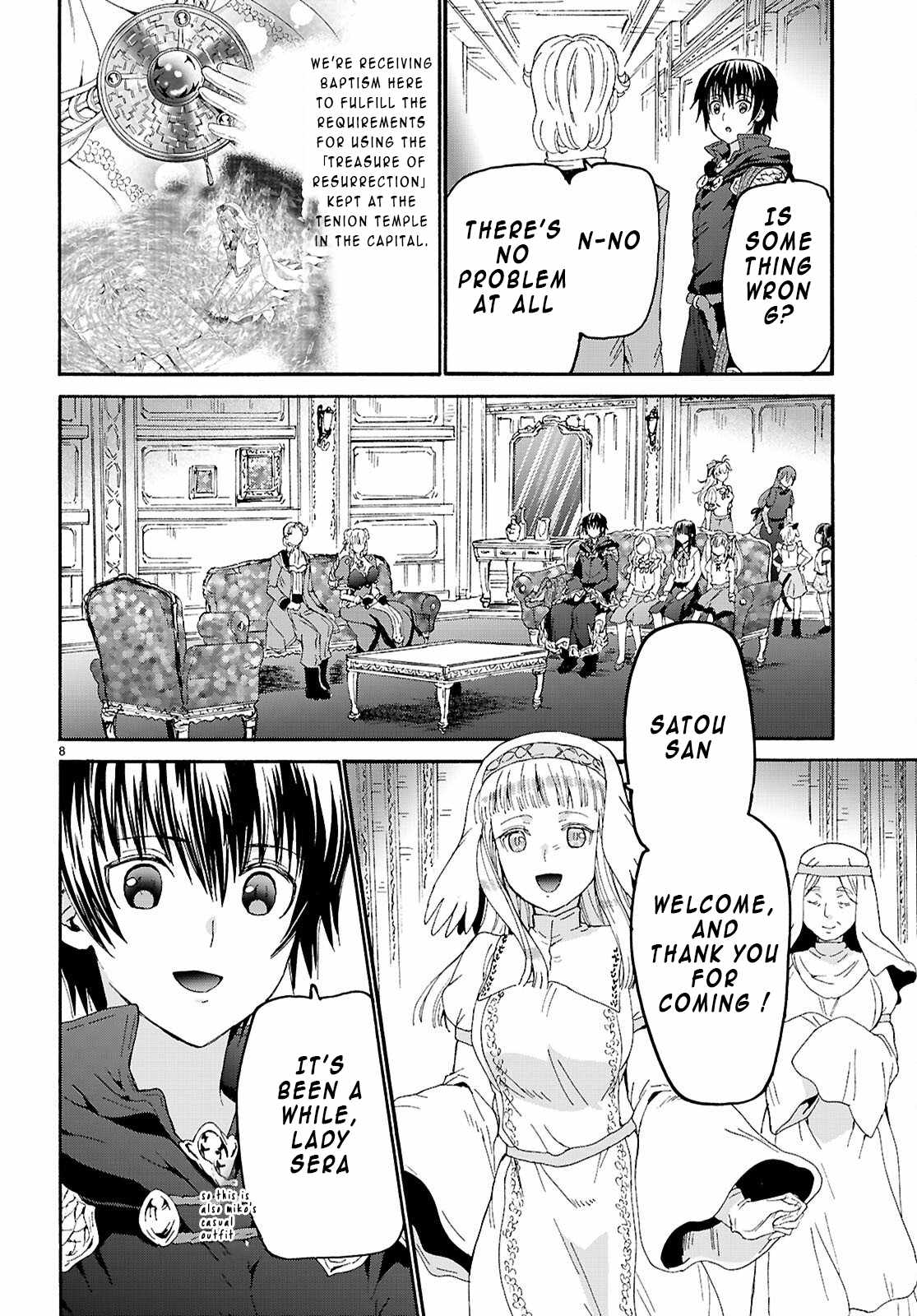 Death March kara Hajimaru Isekai Kyousoukyoku Chapter 129 - Page 8