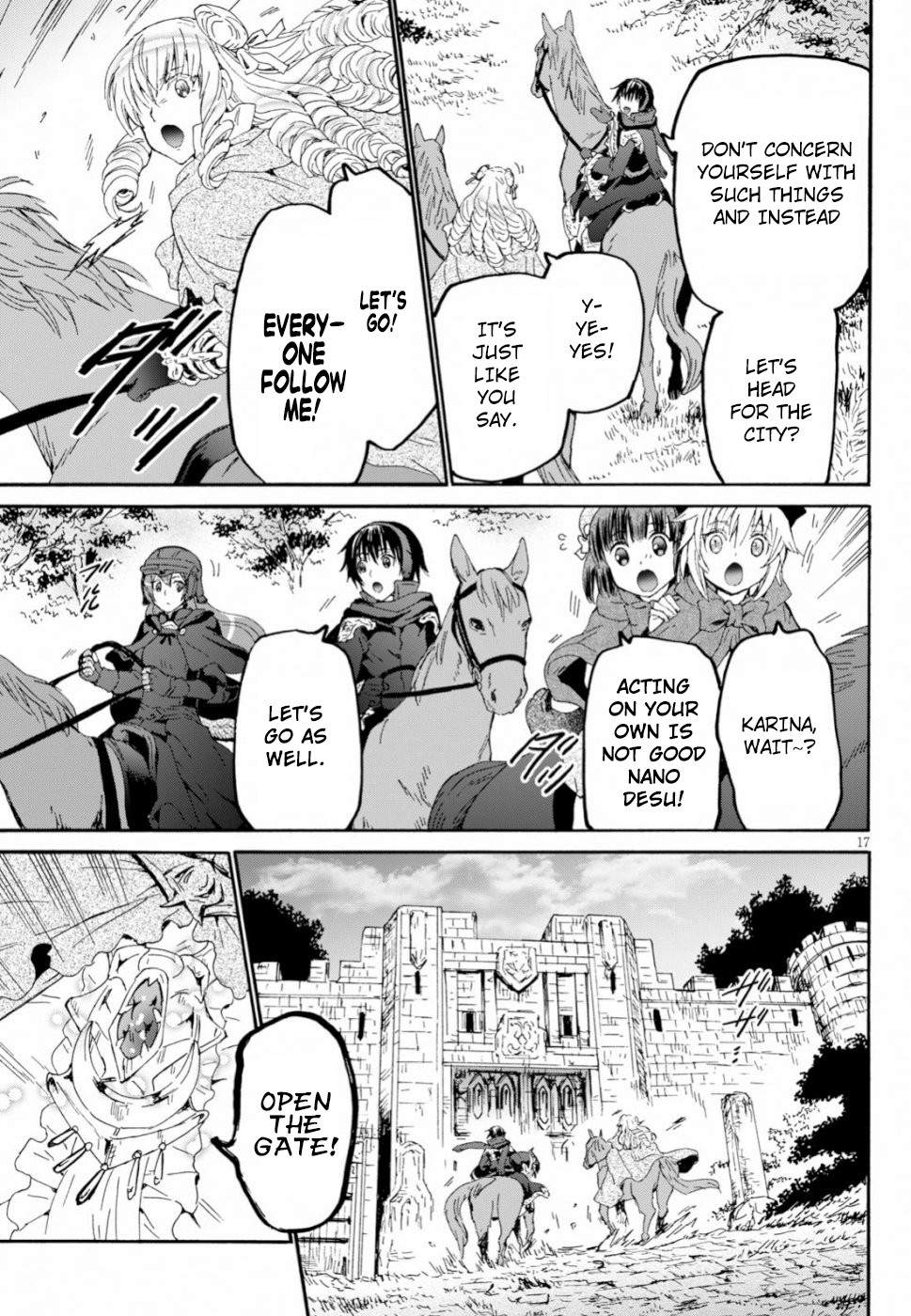 Death March kara Hajimaru Isekai Kyousoukyoku Chapter 57 - Page 17