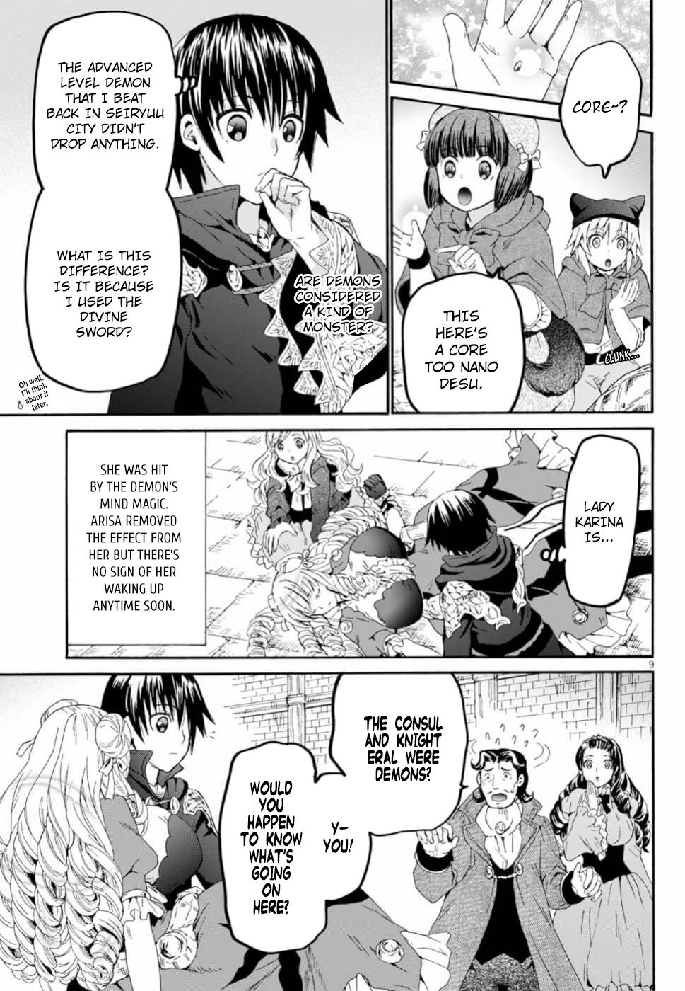 Death March kara Hajimaru Isekai Kyousoukyoku Chapter 59 - Page 9