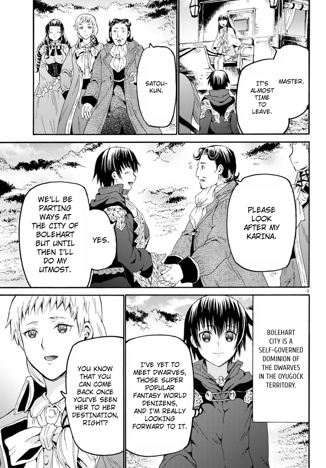 Death March kara Hajimaru Isekai Kyousoukyoku Chapter 69 - Page 9