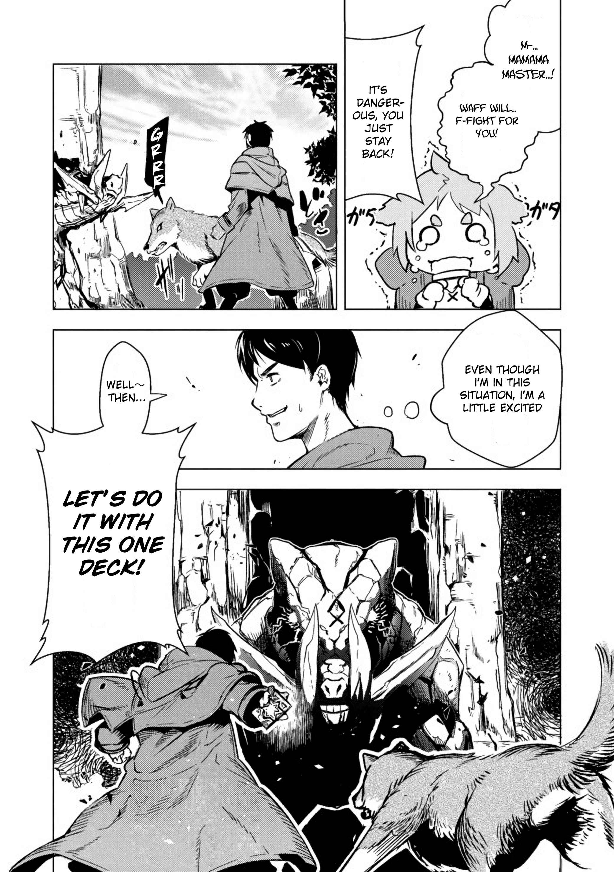 Deck Hitotsu de Isekai Tanbou Chapter 2.1 - Page 13