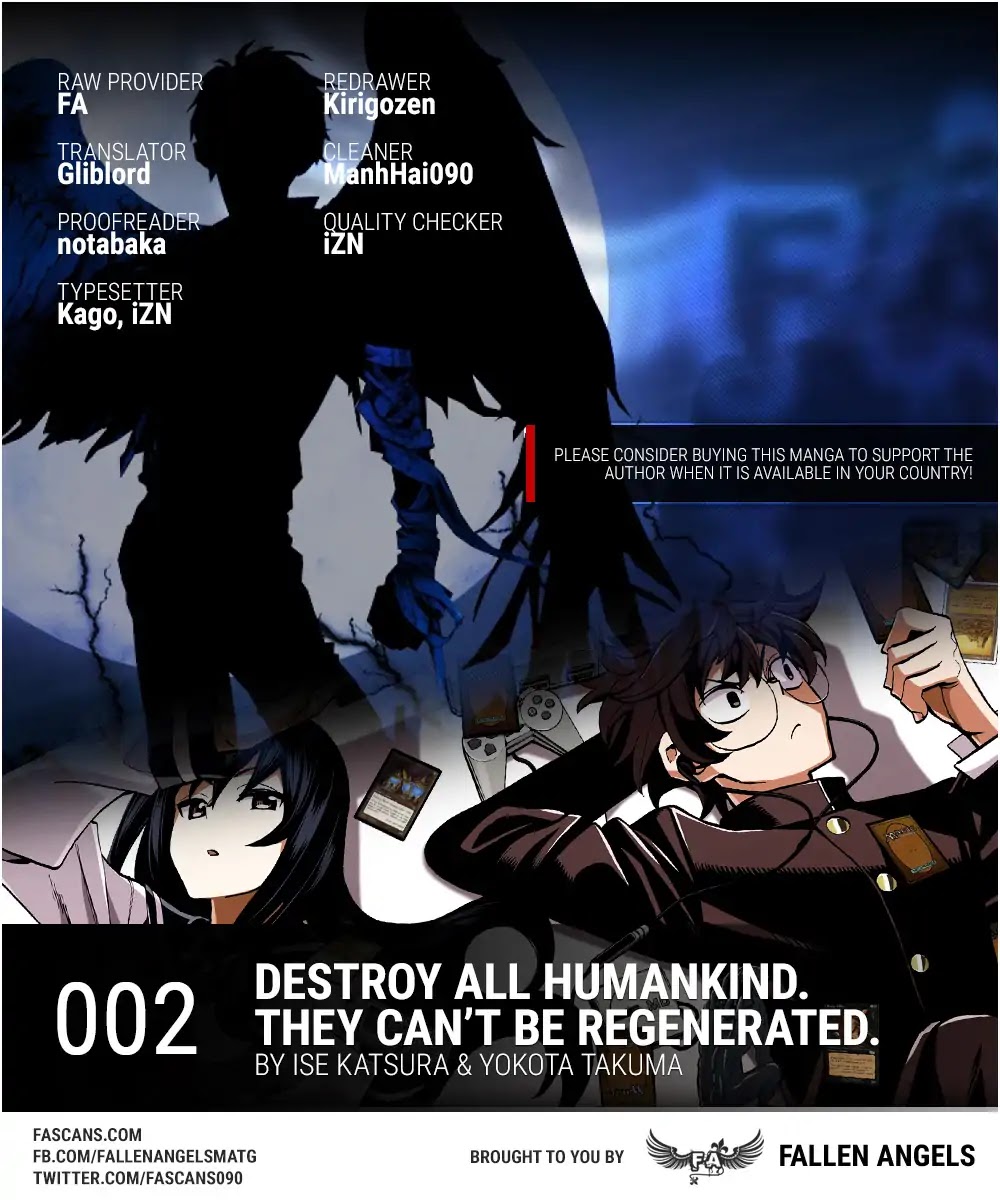 Destroy All of Humanity. It Can’t Be Regenerated Chapter 2 - Page 1