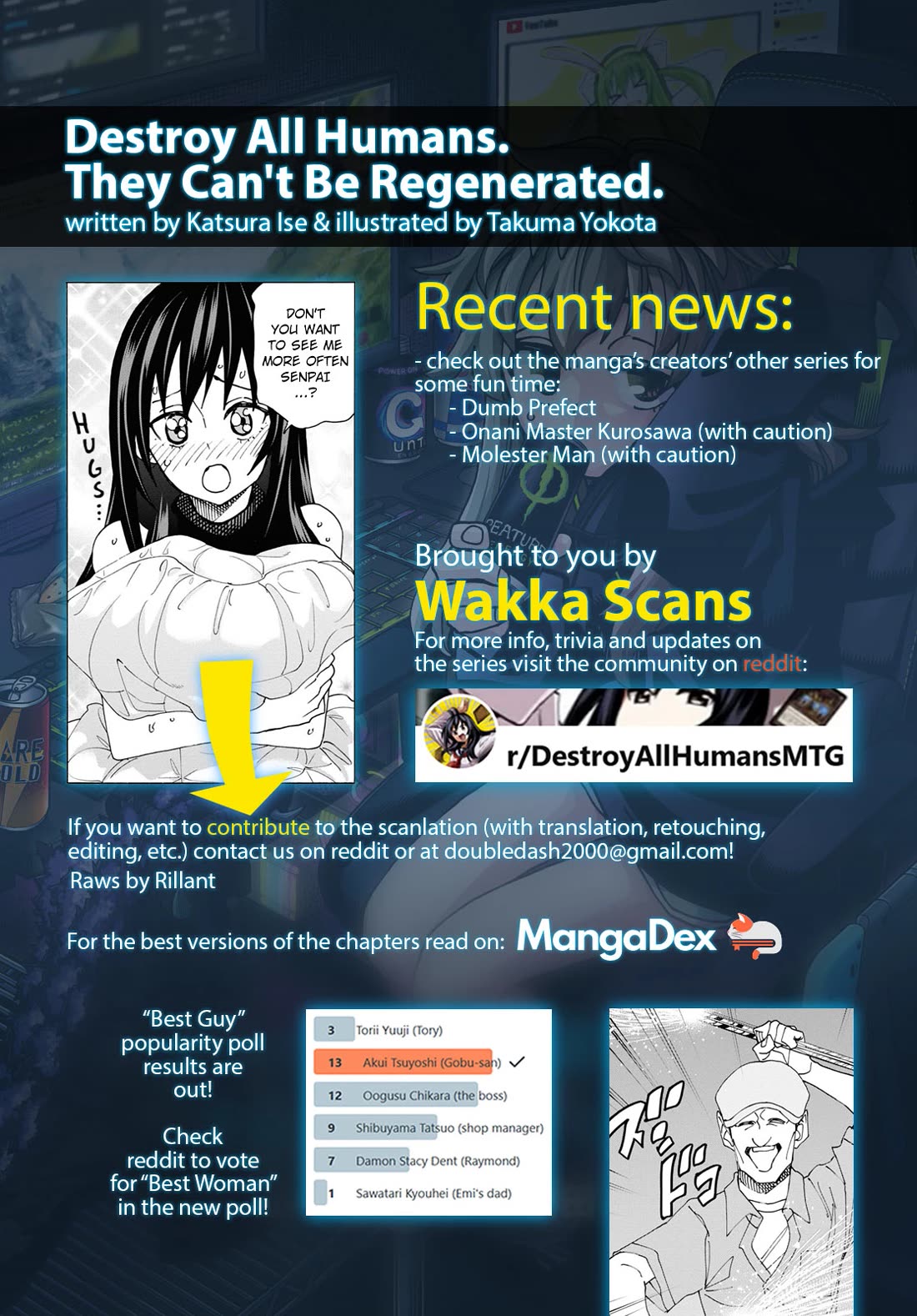 Destroy All of Humanity. It Can’t Be Regenerated Chapter 58 - Page 1