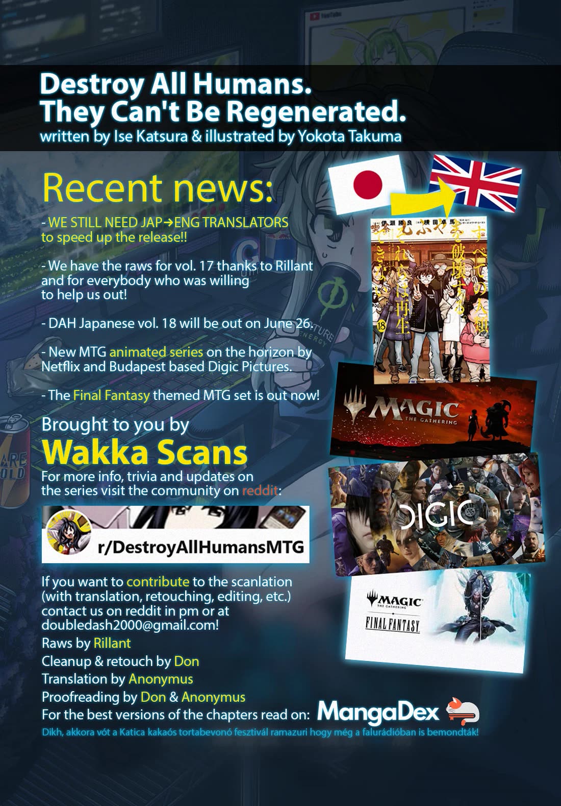 Destroy All of Humanity. It Can’t Be Regenerated Chapter 61 - Page 1