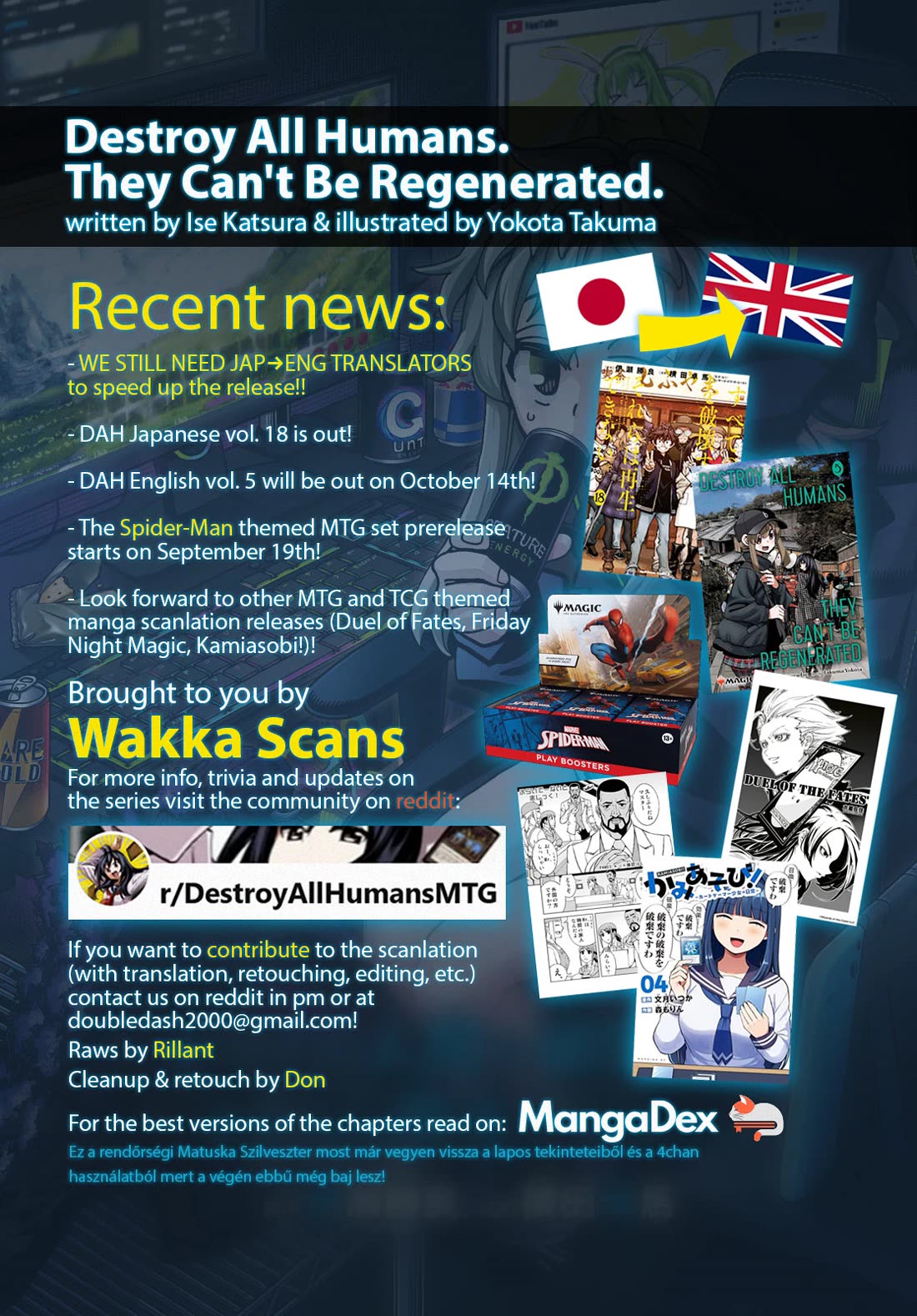 Destroy All of Humanity. It Can’t Be Regenerated Chapter 62 - Page 1