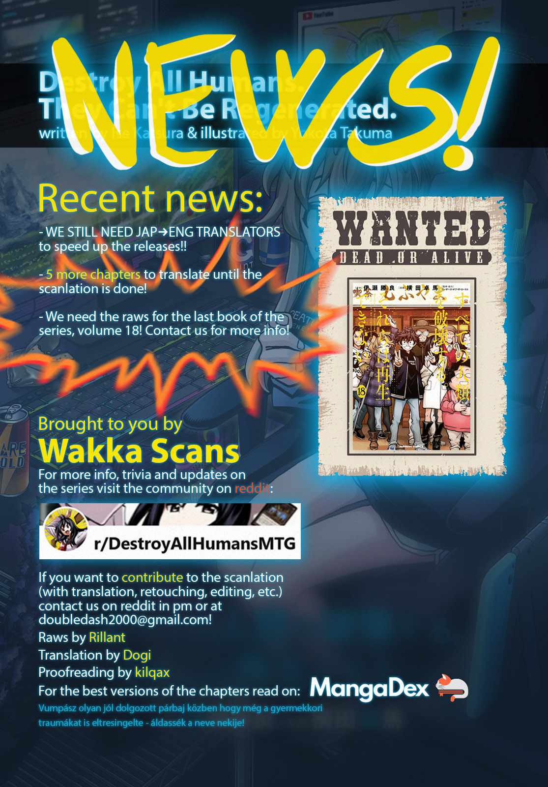 Destroy All of Humanity. It Can’t Be Regenerated Chapter 66 - Page 1