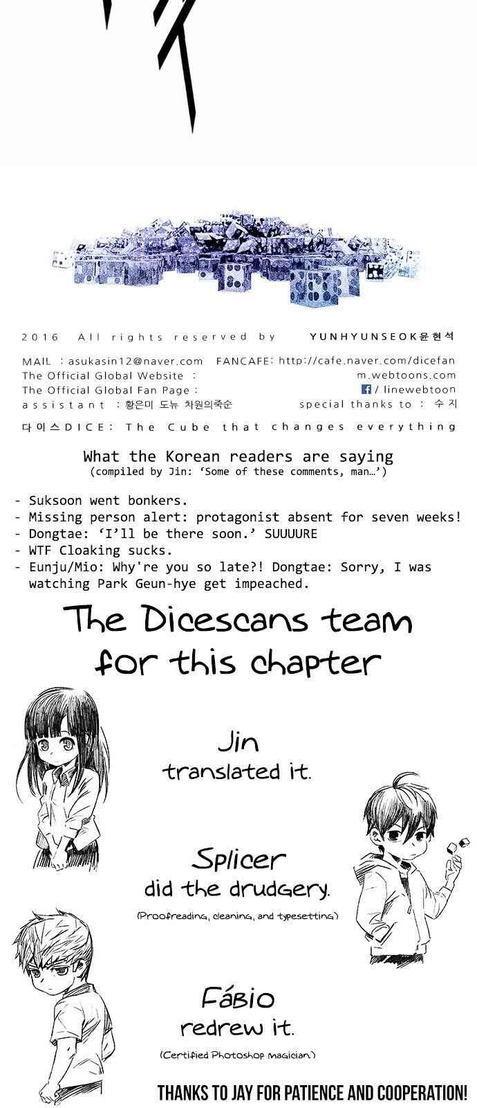 Dice: The Cube That Changes Everything Chapter 172 - Page 58