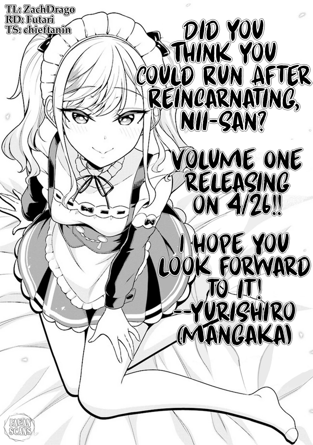 Did You Think You Could Run After Reincarnating, Nii-san? Chapter 5.3 - Page 0