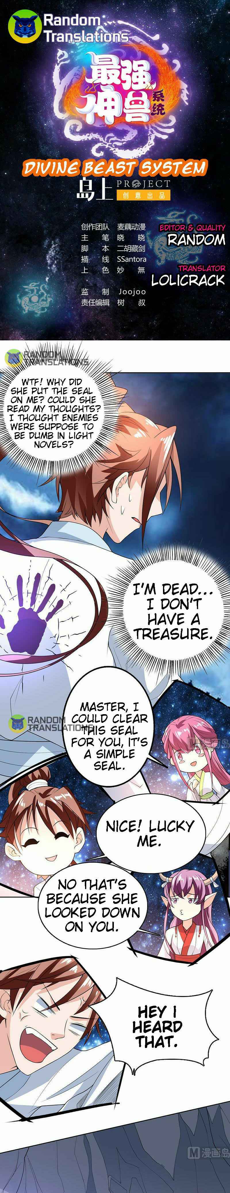 Divine Beast System Chapter 185 - Page 1