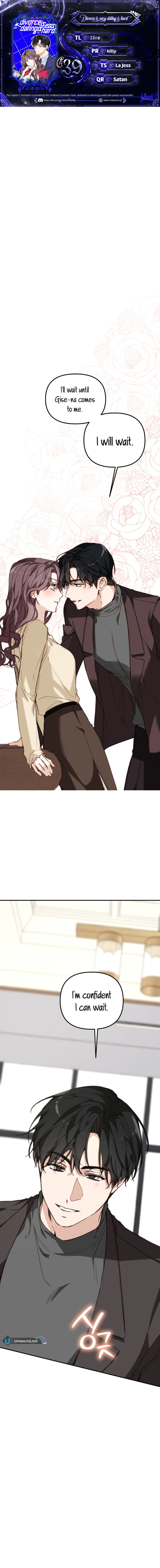 Divorce Is Easy, but Love Is Hard Chapter 39 - Page 1