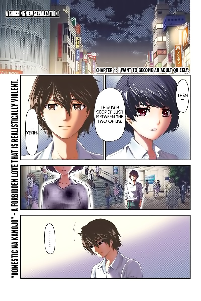 Domestic na Kanojo Chapter 1 - Page 4