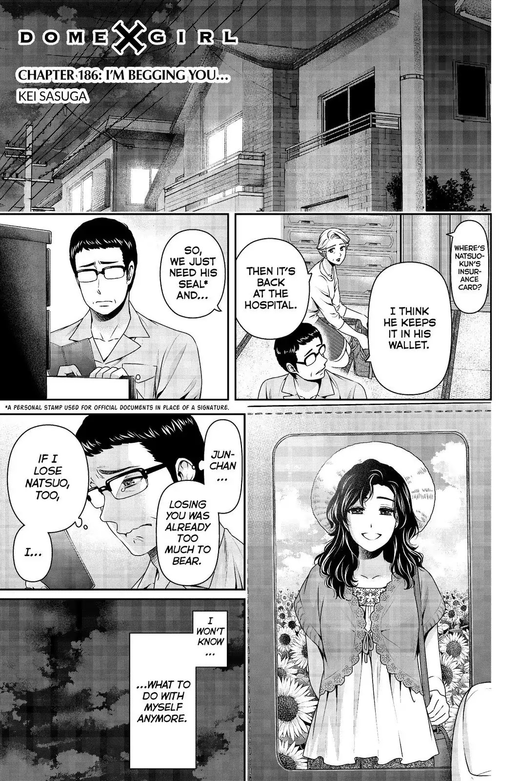 Domestic na Kanojo Chapter 186 - Page 1
