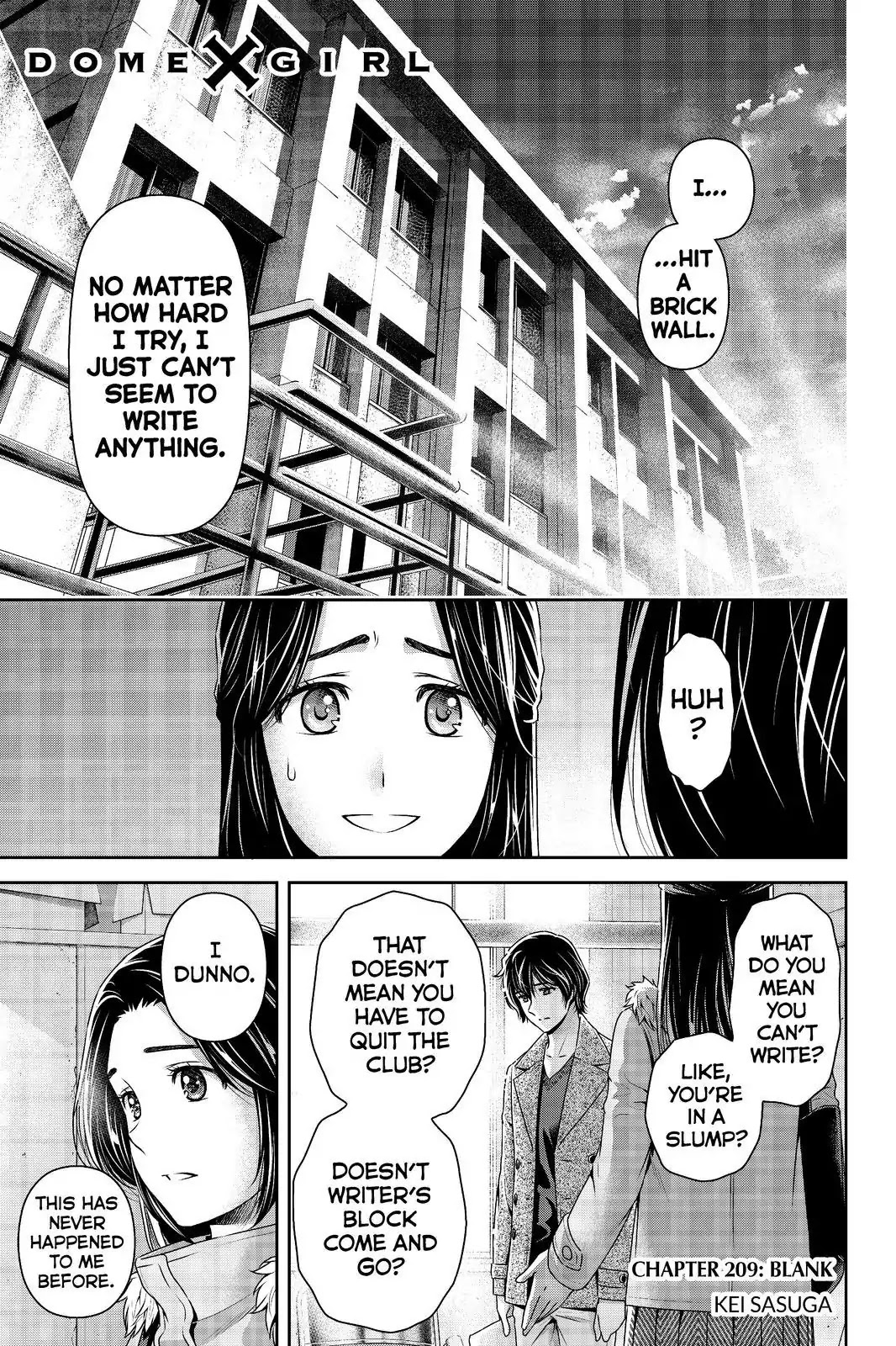 Domestic na Kanojo Chapter 209 - Page 1