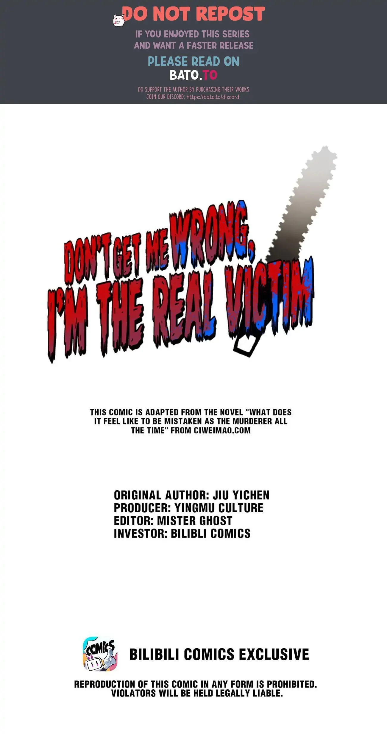 Don’t Get Me Wrong, I’m The Real Victim! Chapter 10 - Page 1
