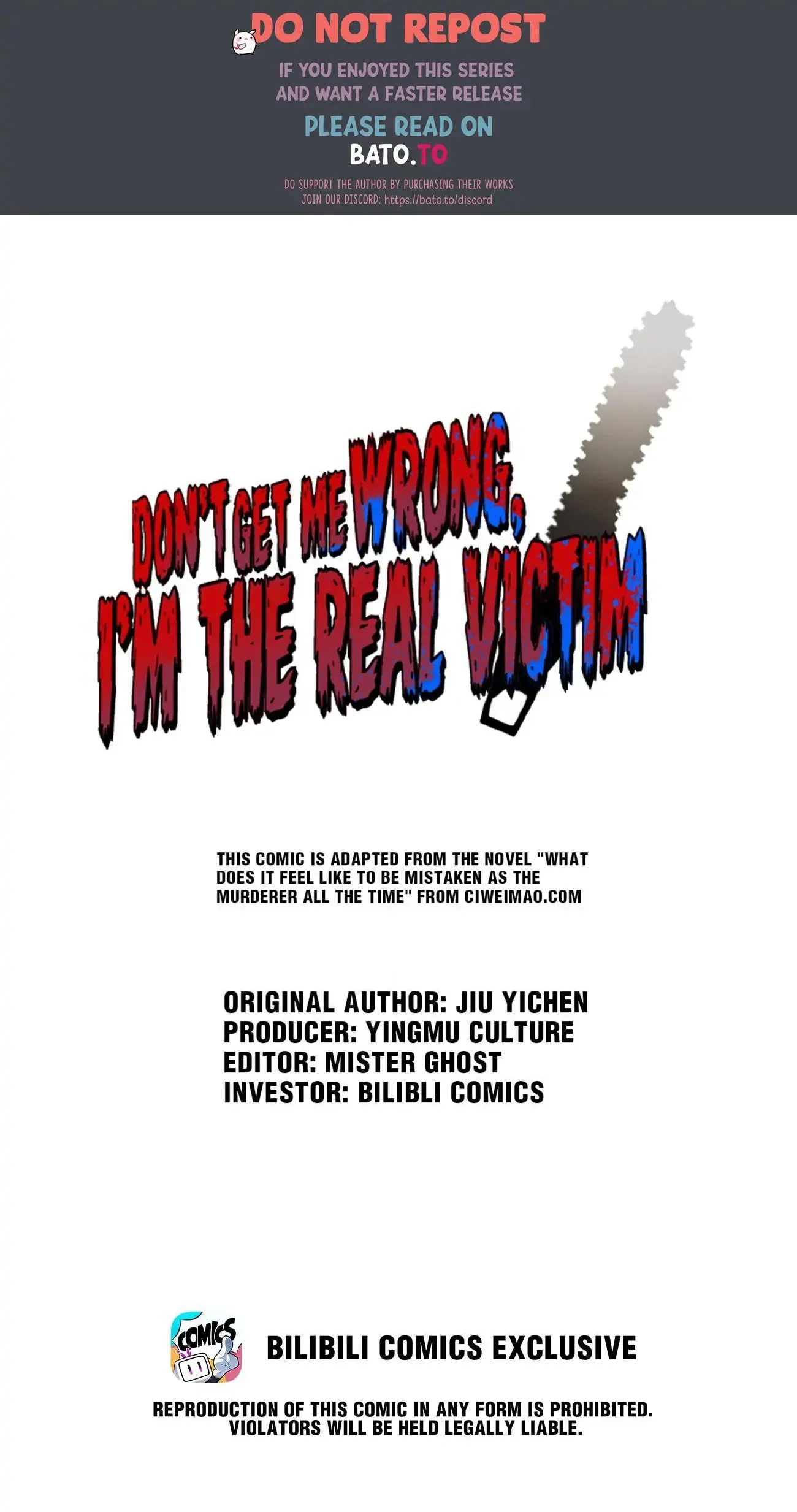 Don’t Get Me Wrong, I’m The Real Victim! Chapter 13 - Page 1