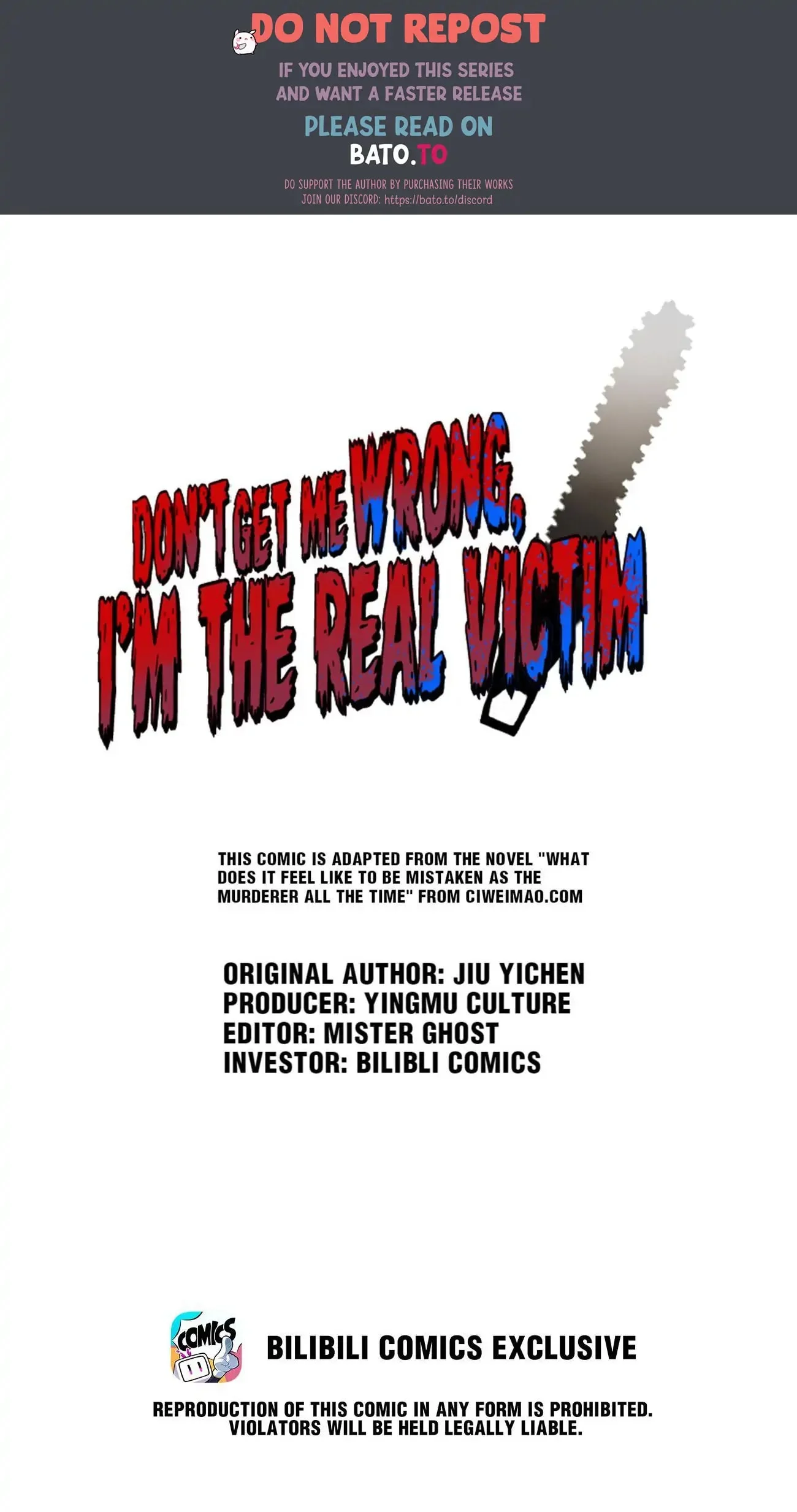Don’t Get Me Wrong, I’m The Real Victim! Chapter 14 - Page 1