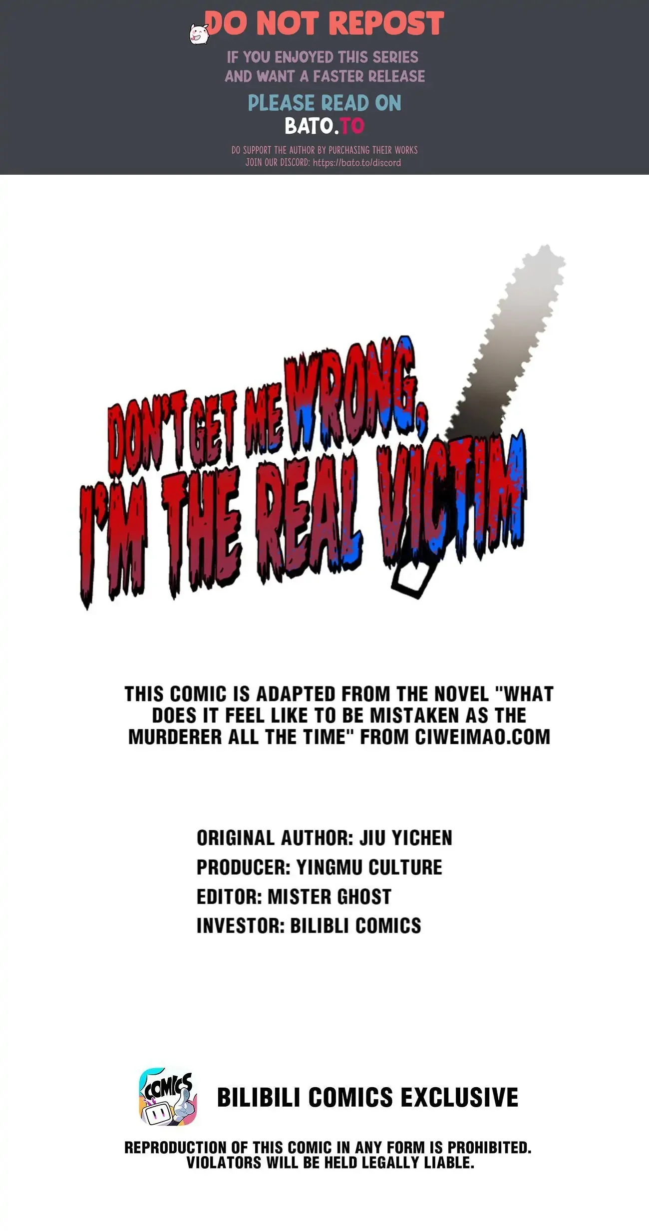 Don’t Get Me Wrong, I’m The Real Victim! Chapter 15 - Page 1