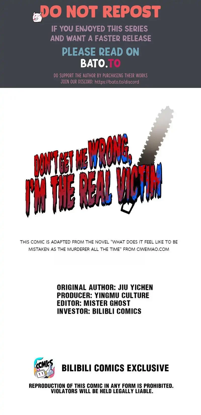 Don’t Get Me Wrong, I’m The Real Victim! Chapter 4 - Page 1