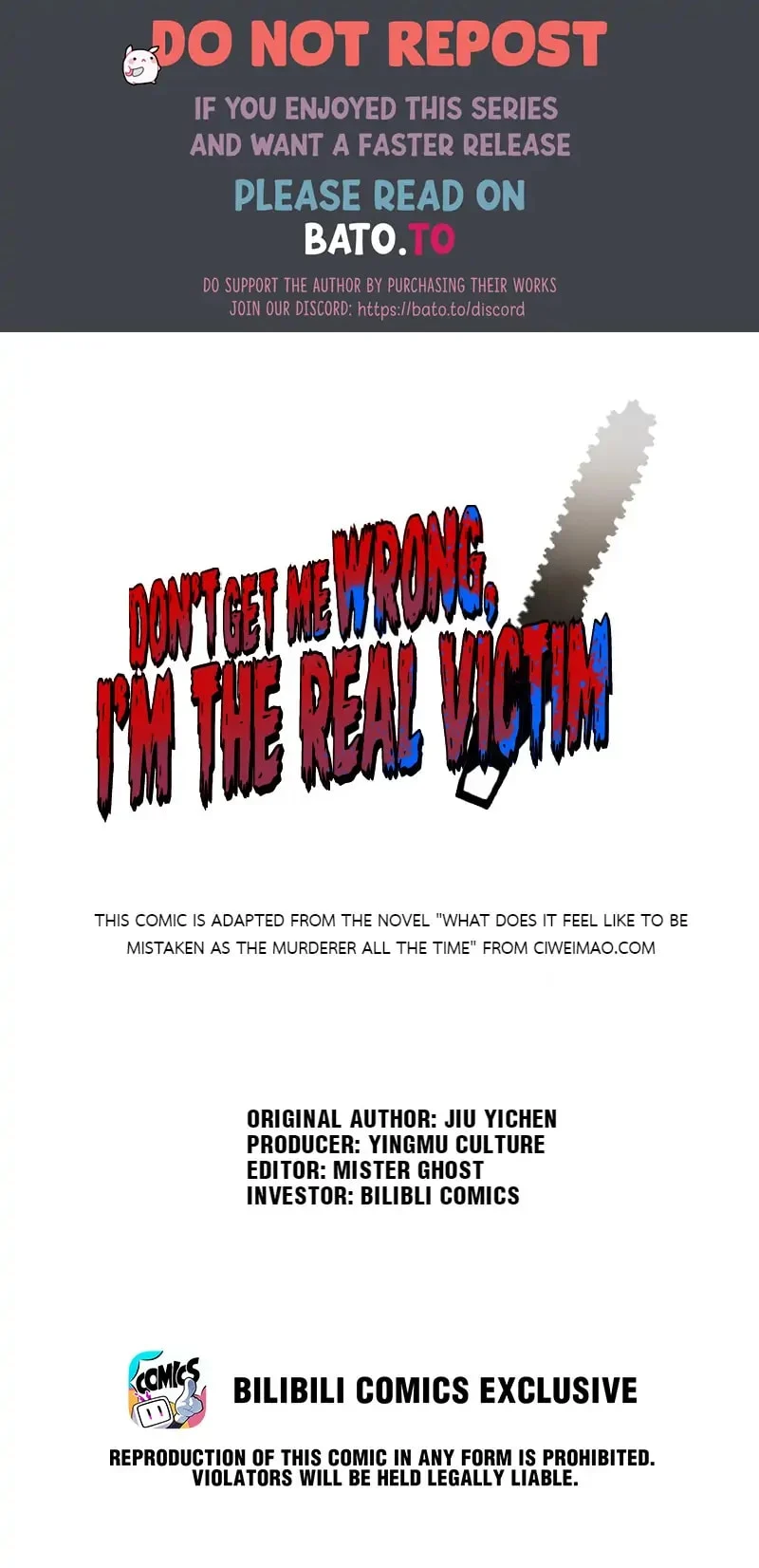 Don’t Get Me Wrong, I’m The Real Victim! Chapter 6 - Page 1