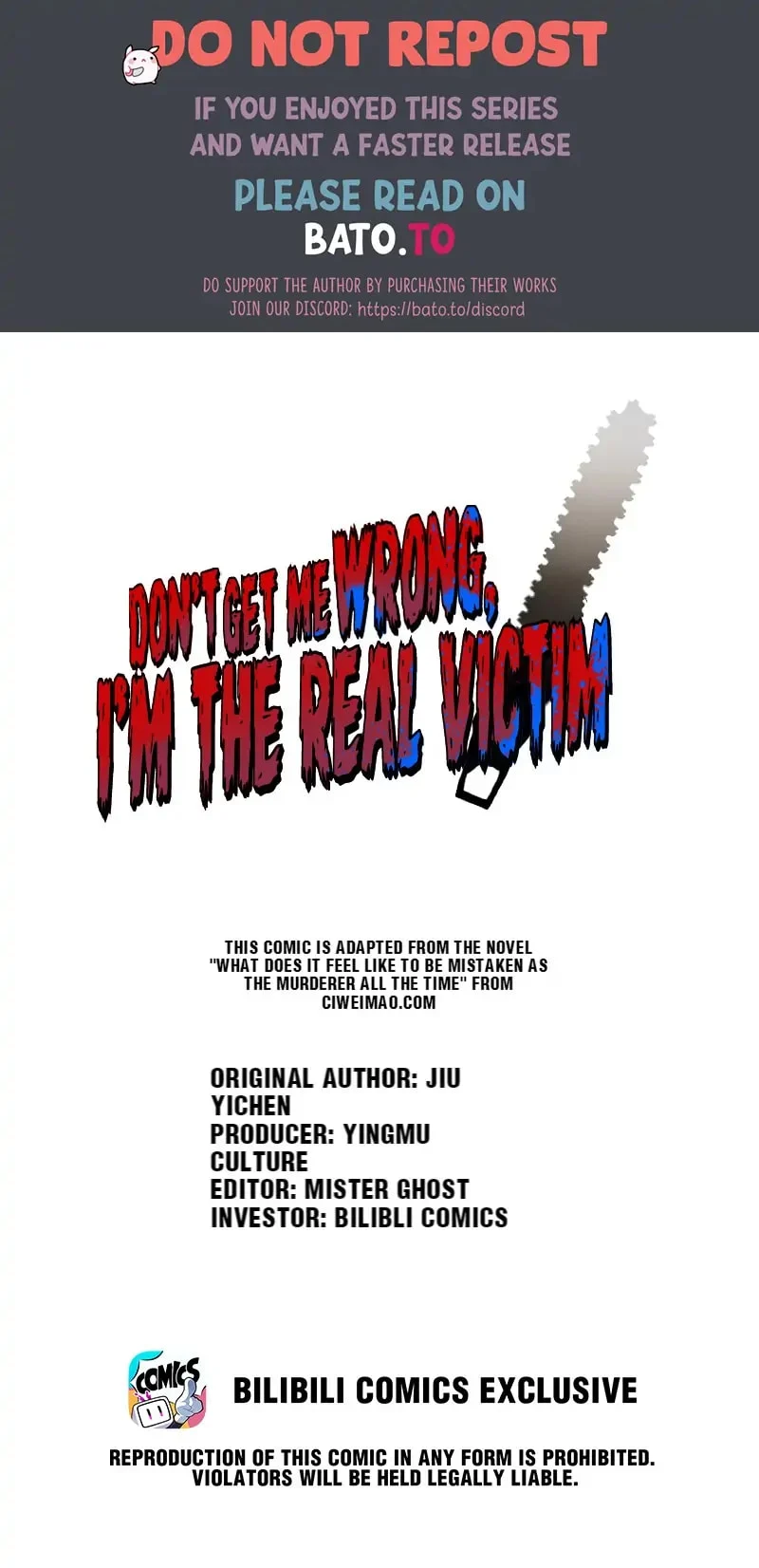 Don’t Get Me Wrong, I’m The Real Victim! Chapter 8 - Page 1
